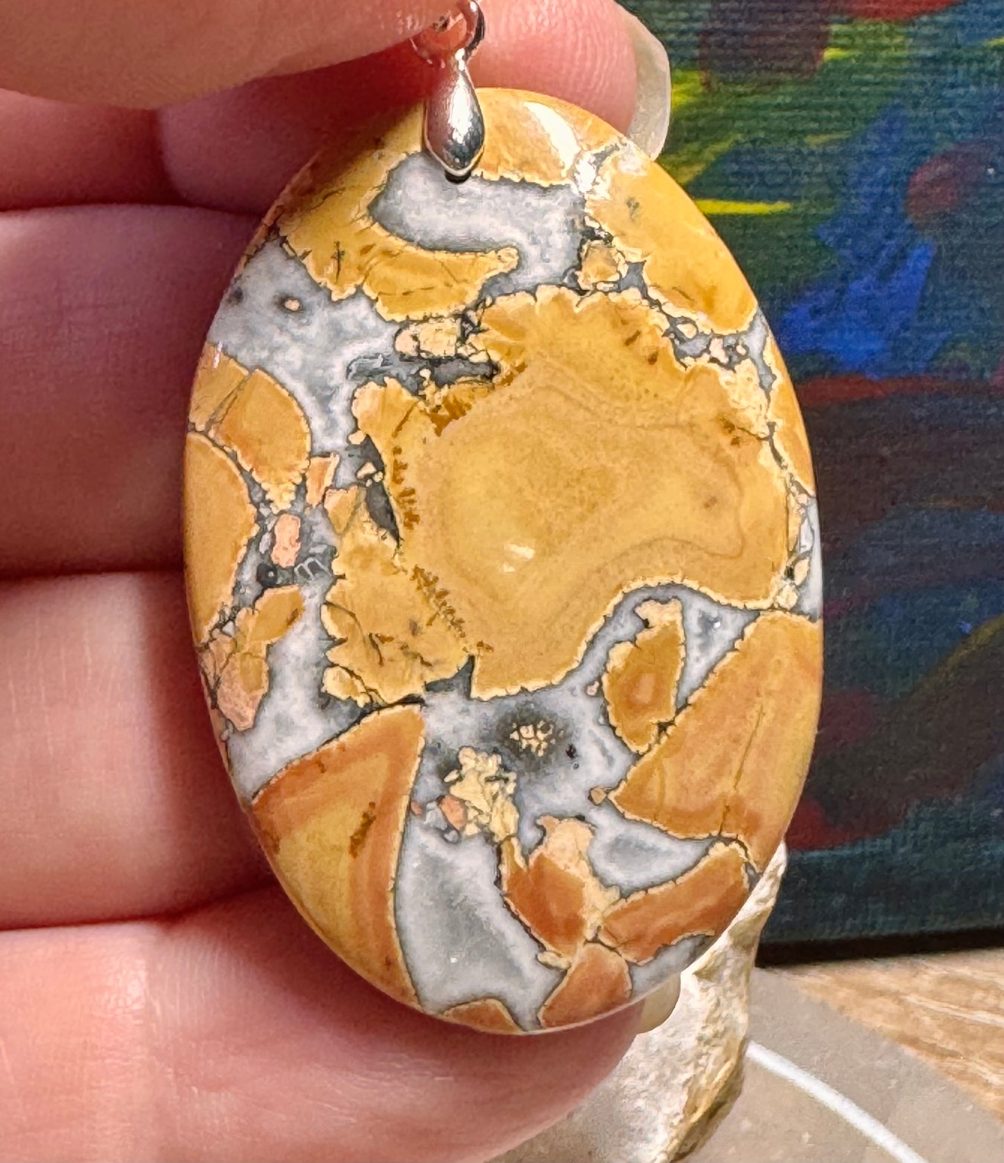 Pendentif de jaspe Maligano