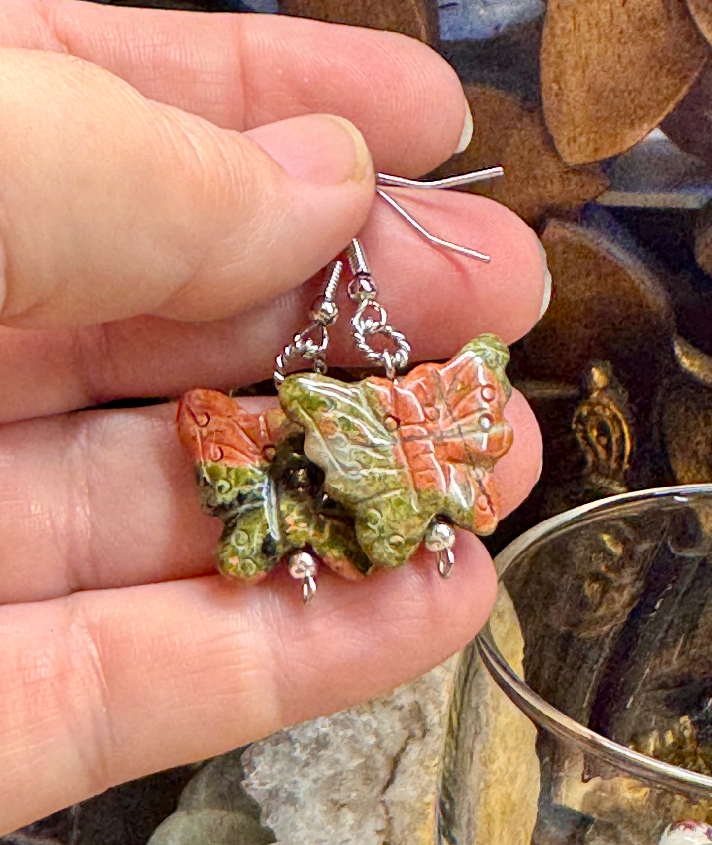 Boucles d’oreilles papillon 2