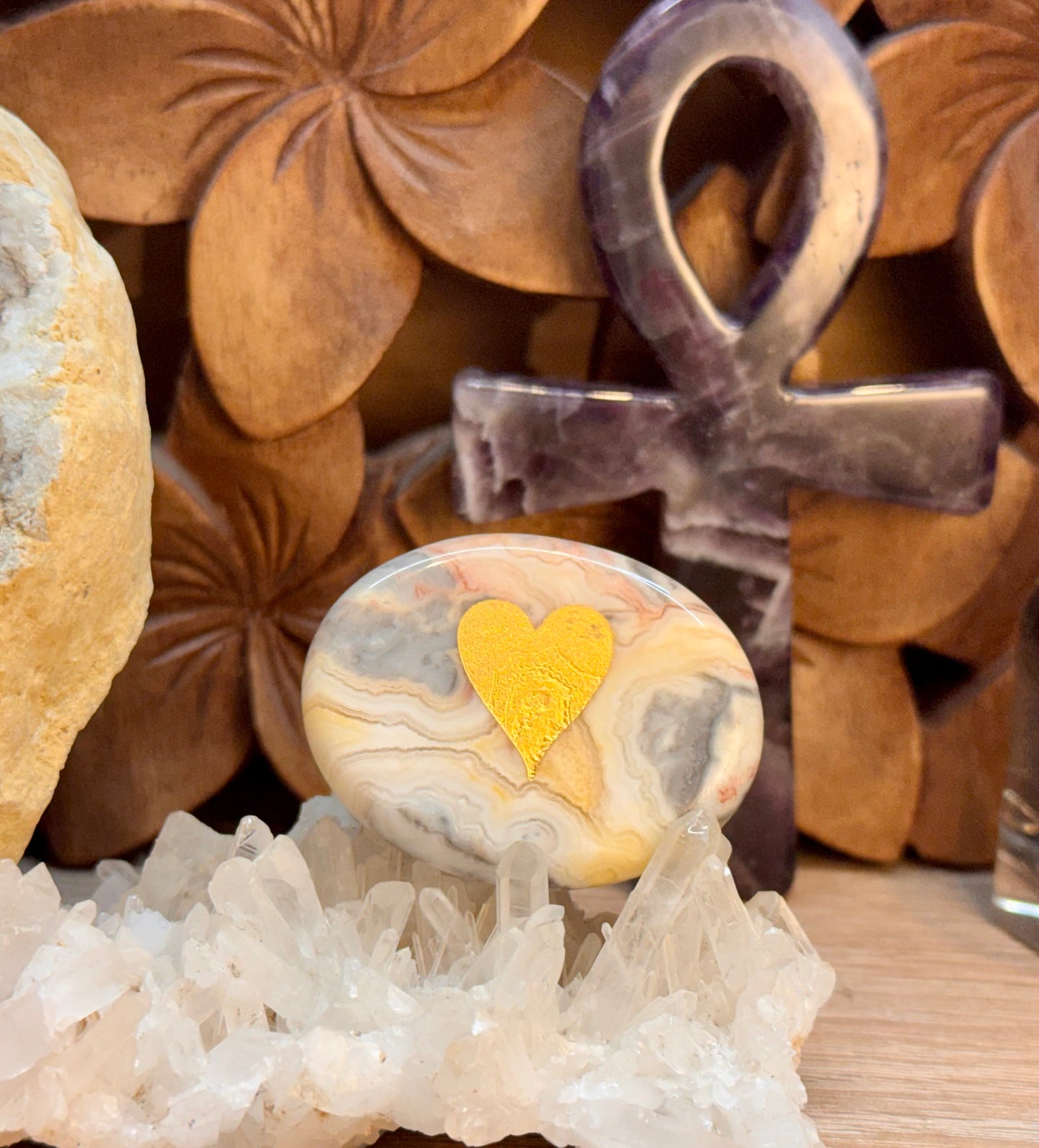 Galets gravés avec animaux