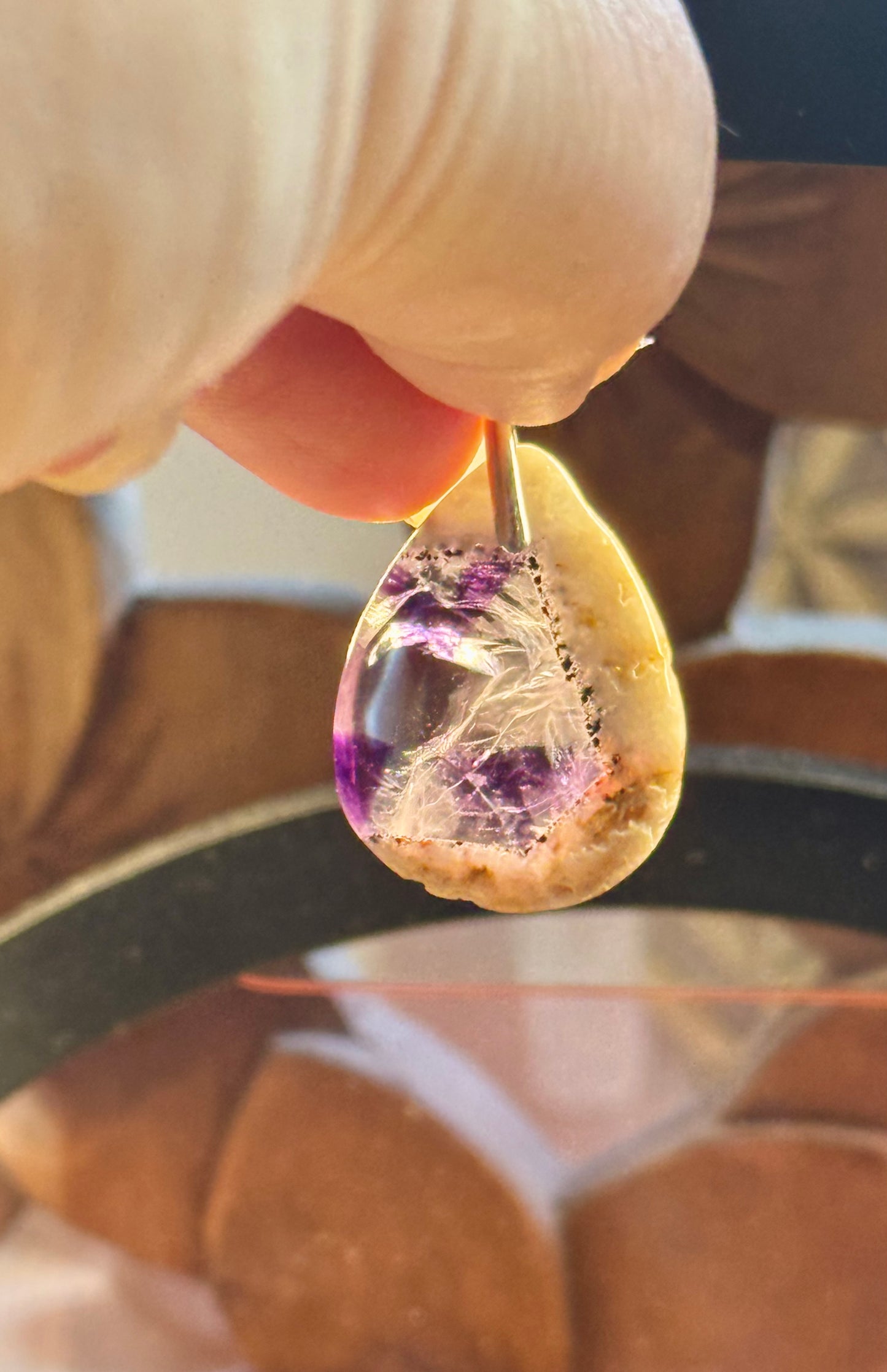 Pendentif d’améthyste