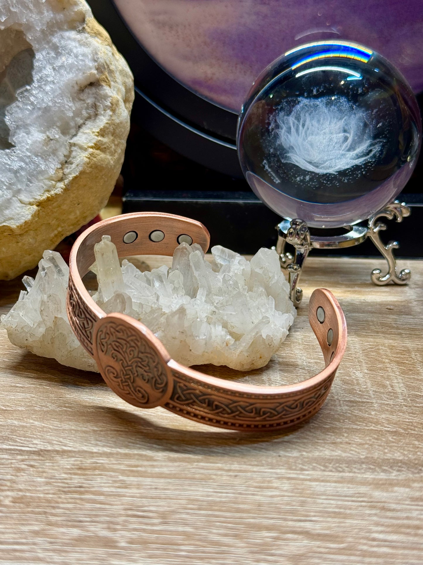 Bracelet magnétique en cuivre