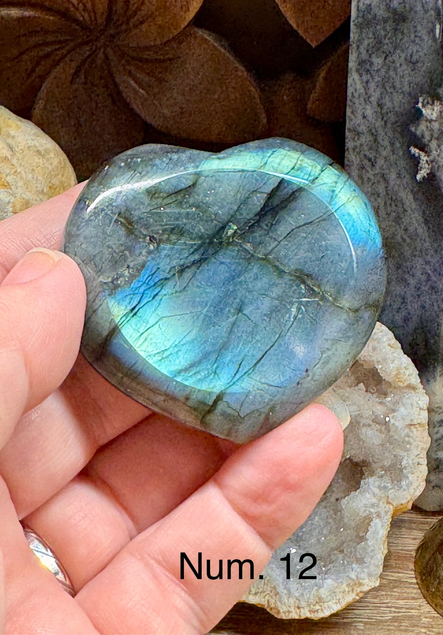 Pierre anti-stress labradorite