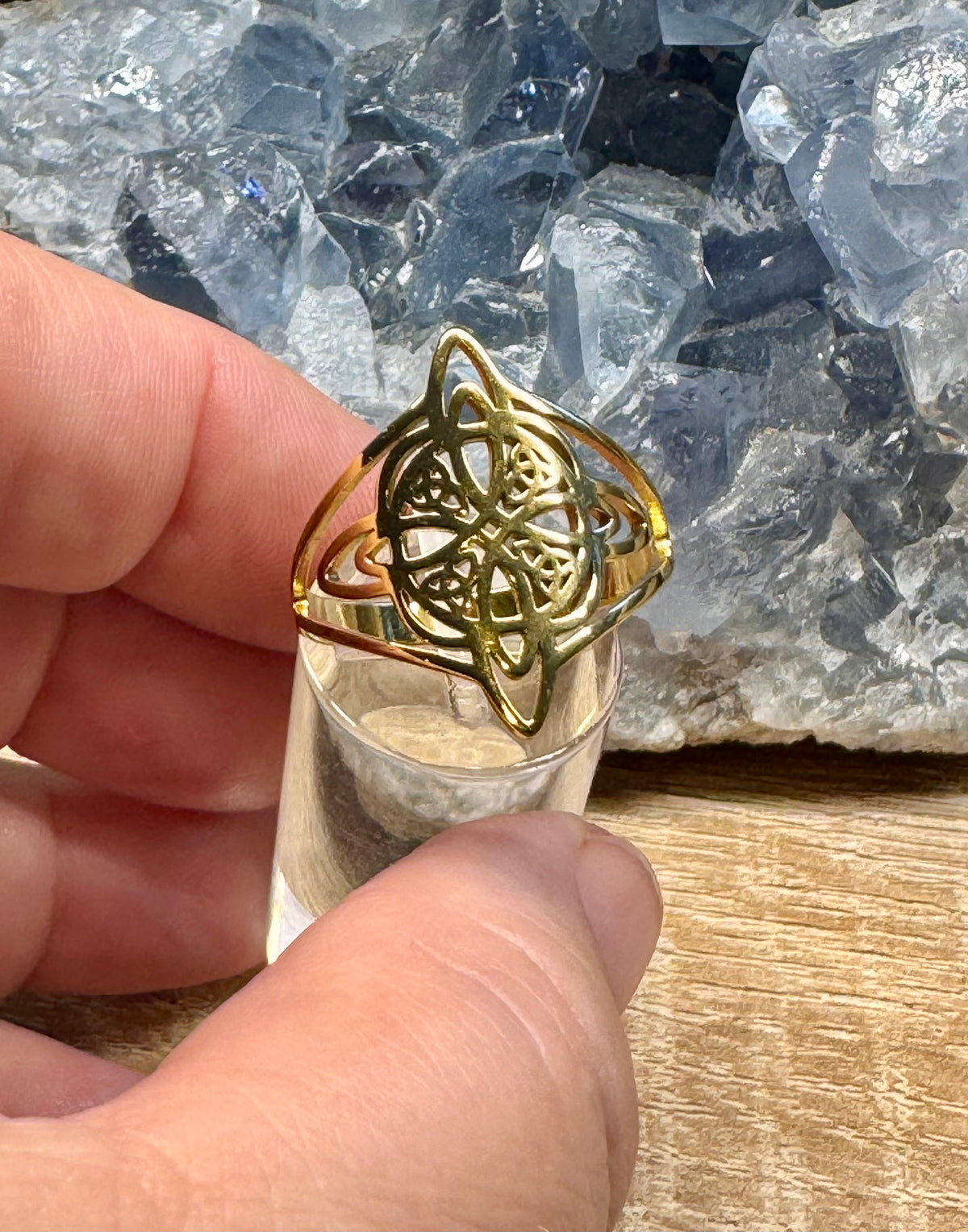 Bague Noeud de Sorcière doré