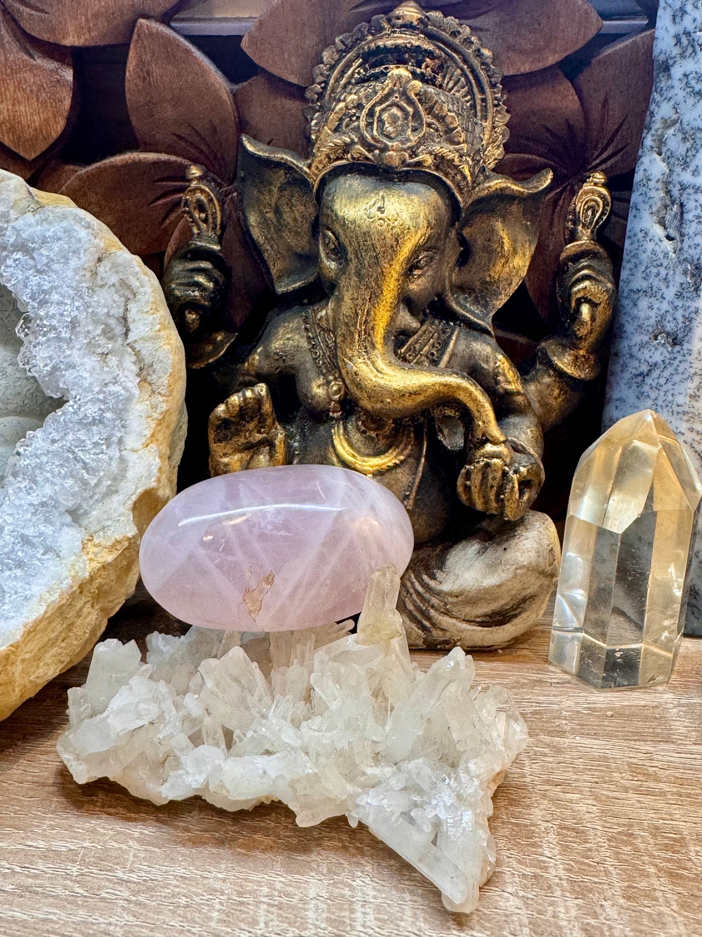 Galets de quartz rose