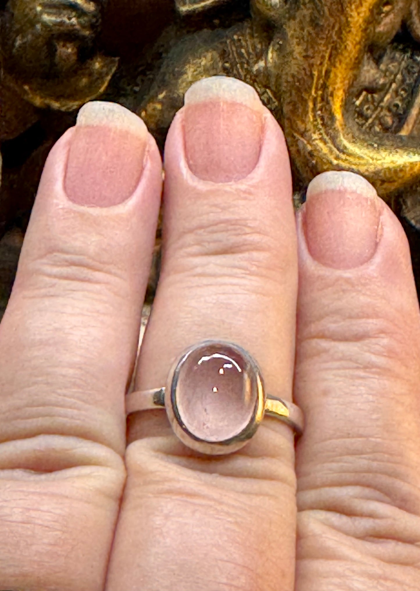 Bague Quartz Rose