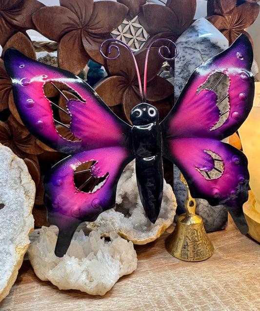 Papillon rose à suspendre