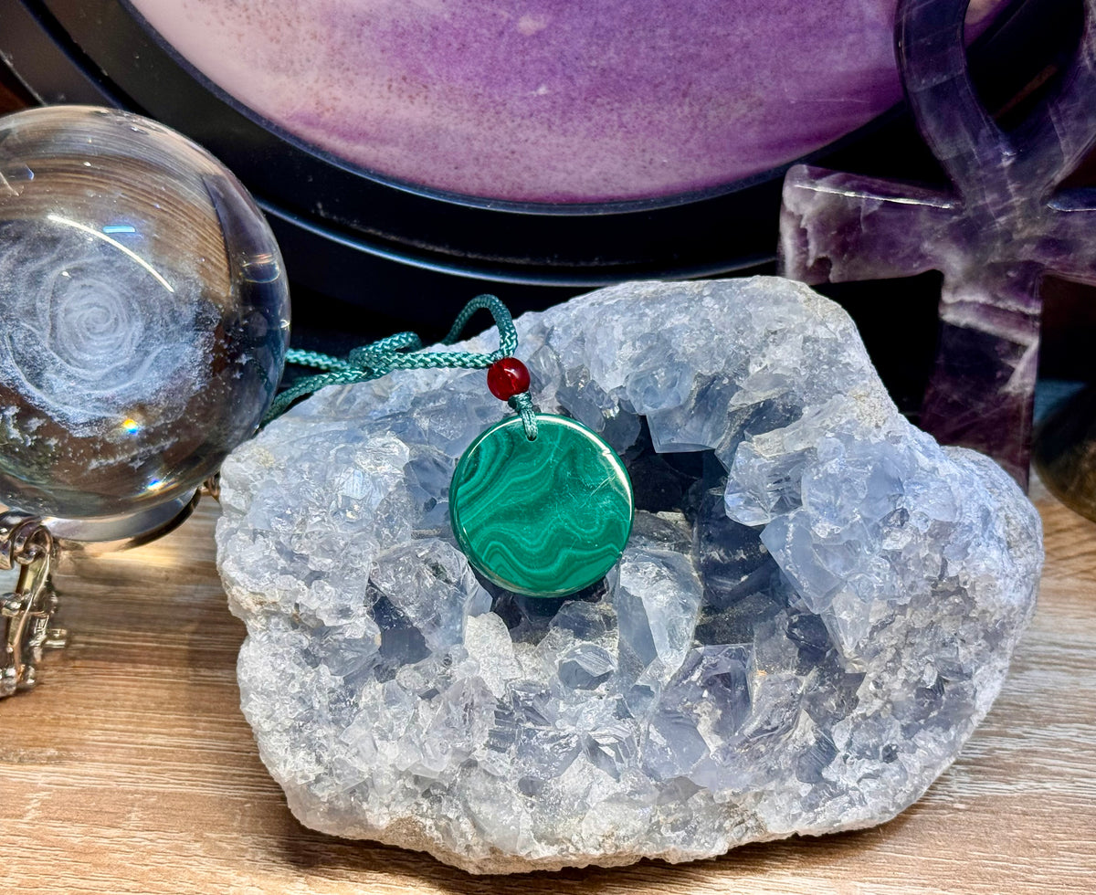 Collier ajustable Malachite 3