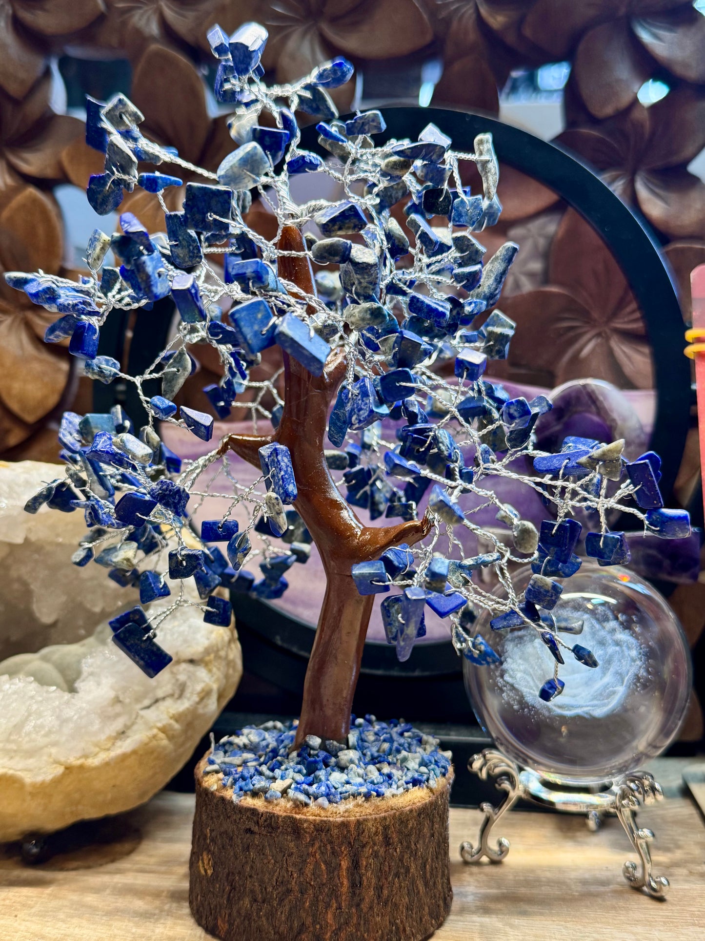 Arbre du bonheur en  Lapis-lazuli