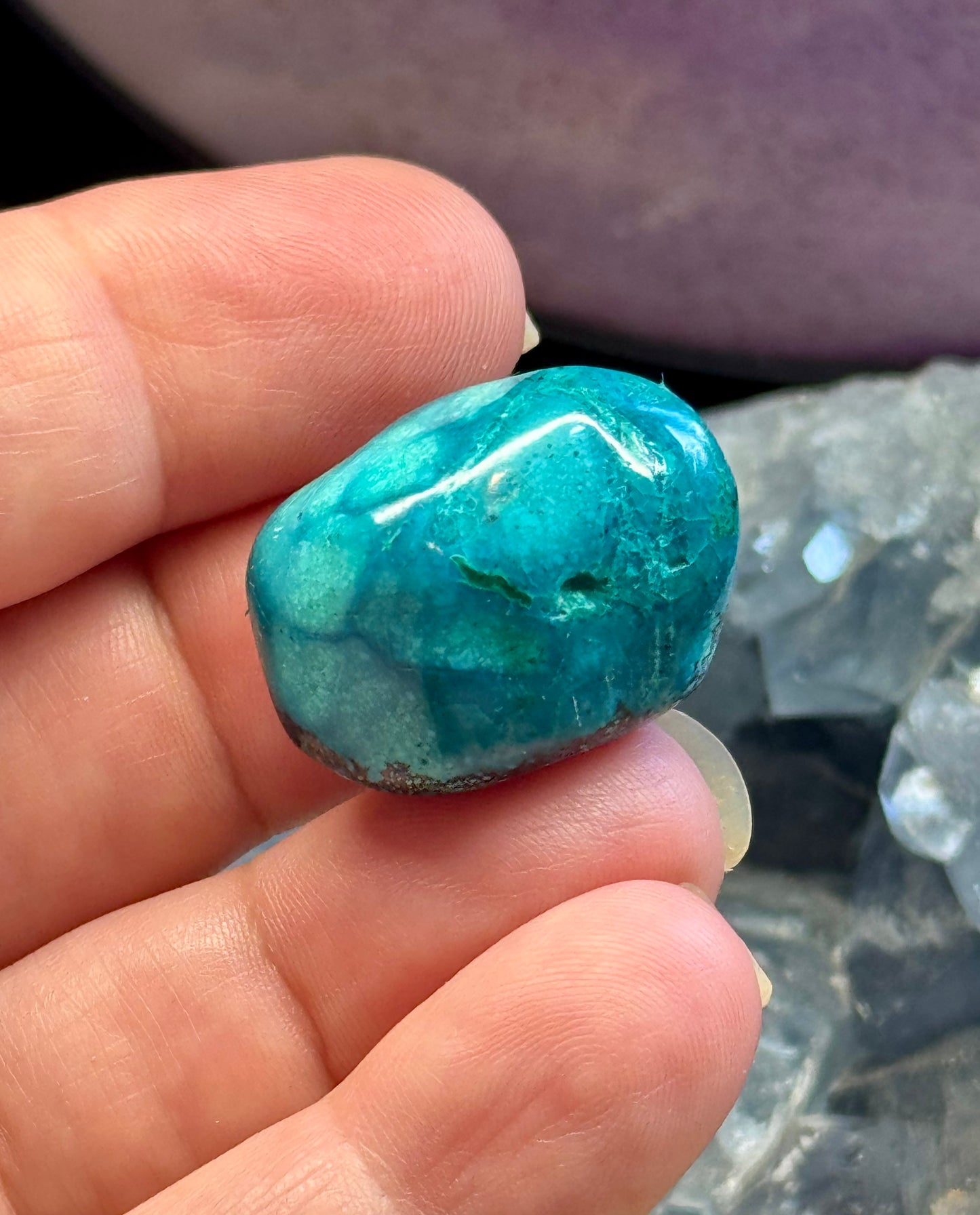 Pierres roulées de Chrysocolle