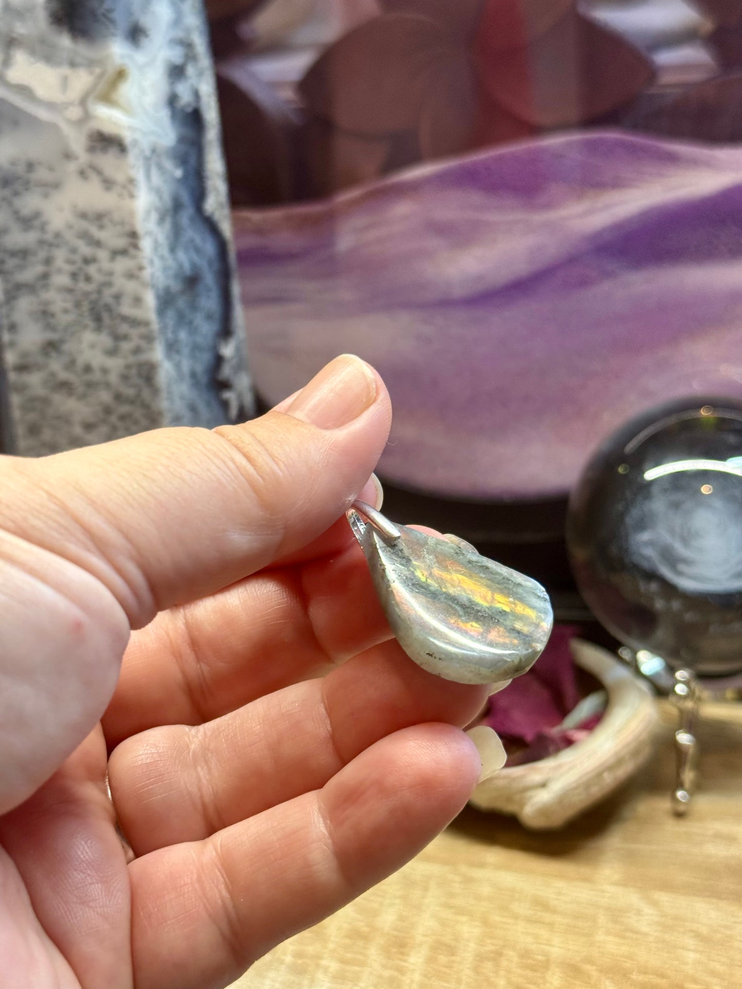 Pendentif en Labradorite