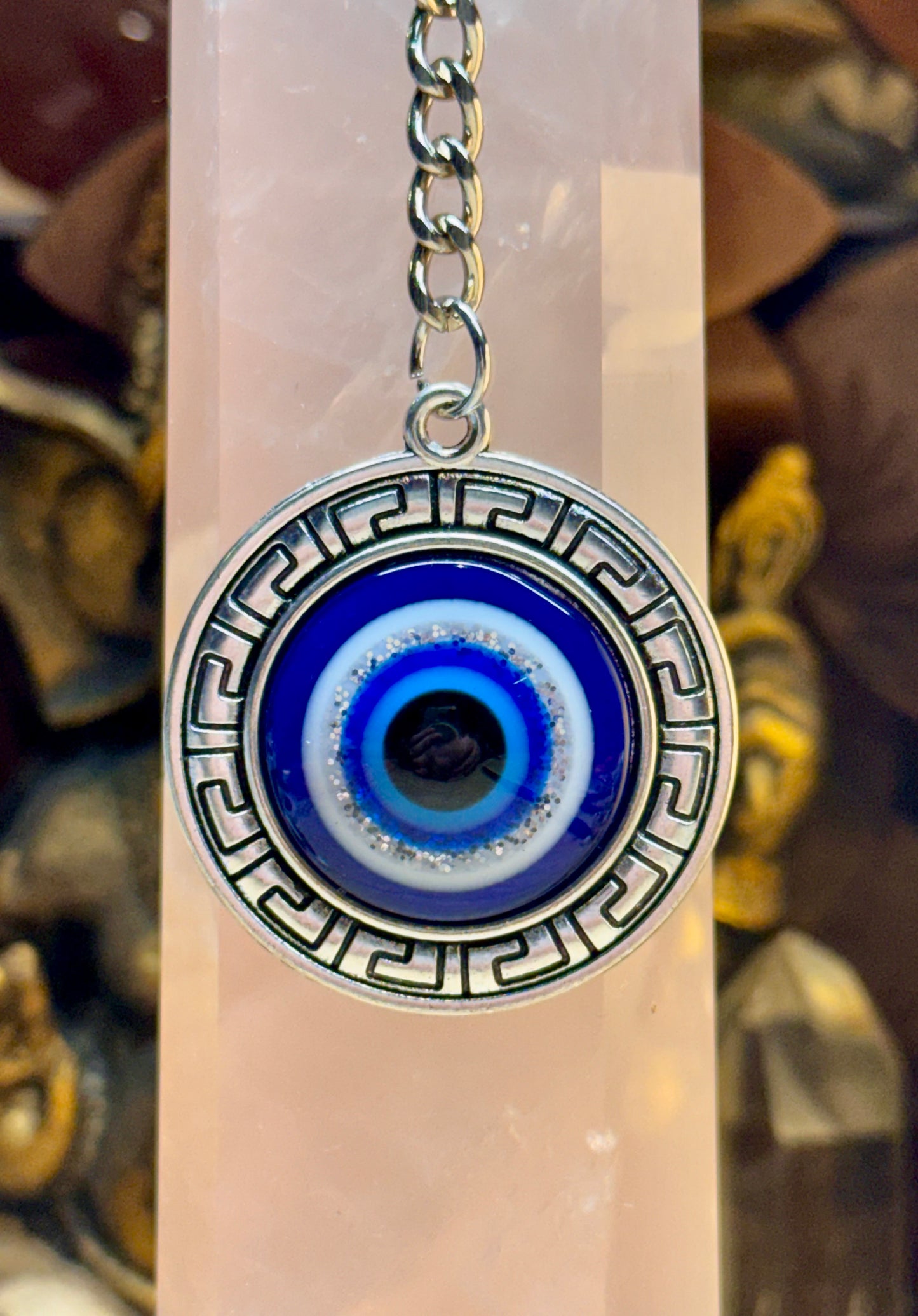 Porte-clé Oeil de Nazar et labyrinthe