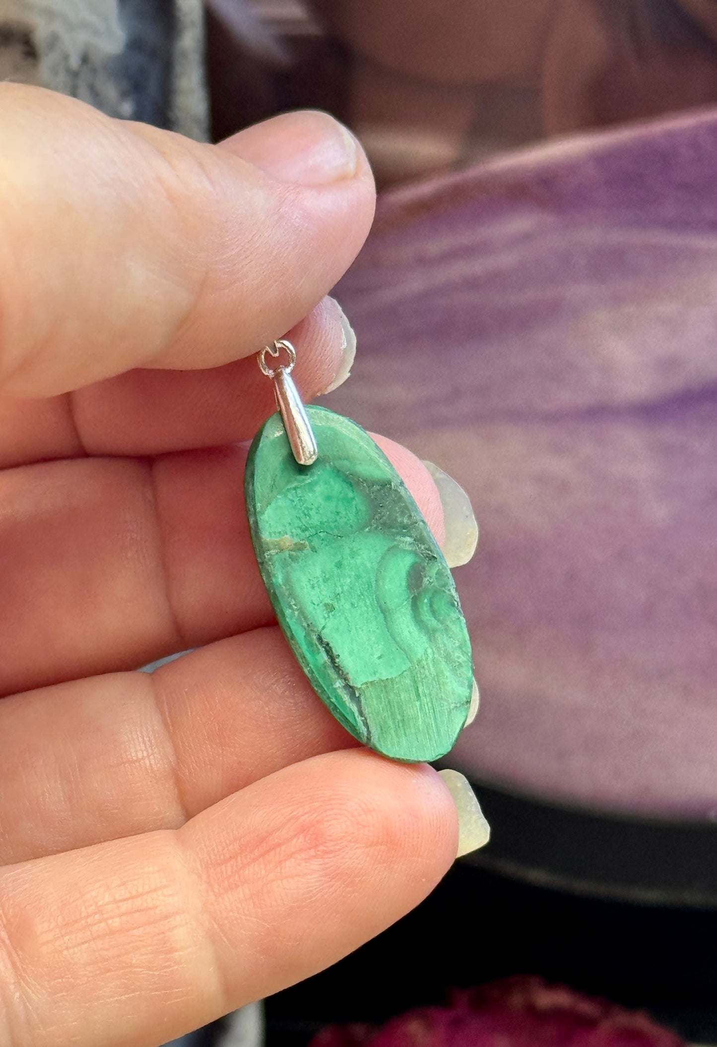 Pendentif de Malachite