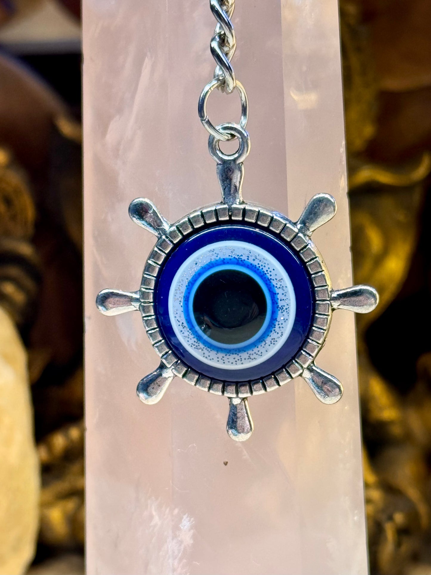 Porte-clé Œil de Nazar et Gouvernail