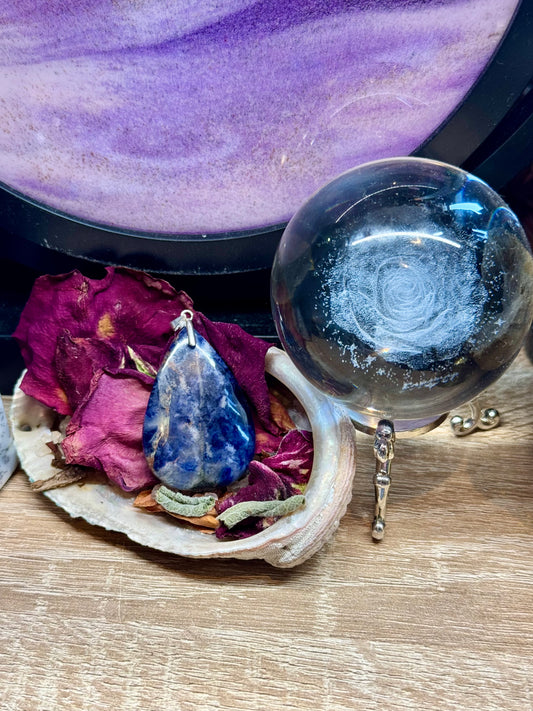 Pendentif en Sodalite