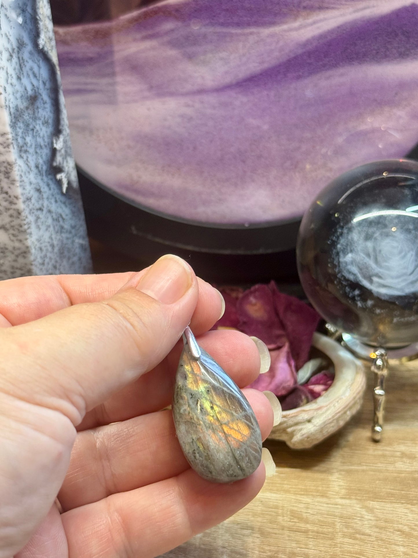 Pendentif en Labradorite
