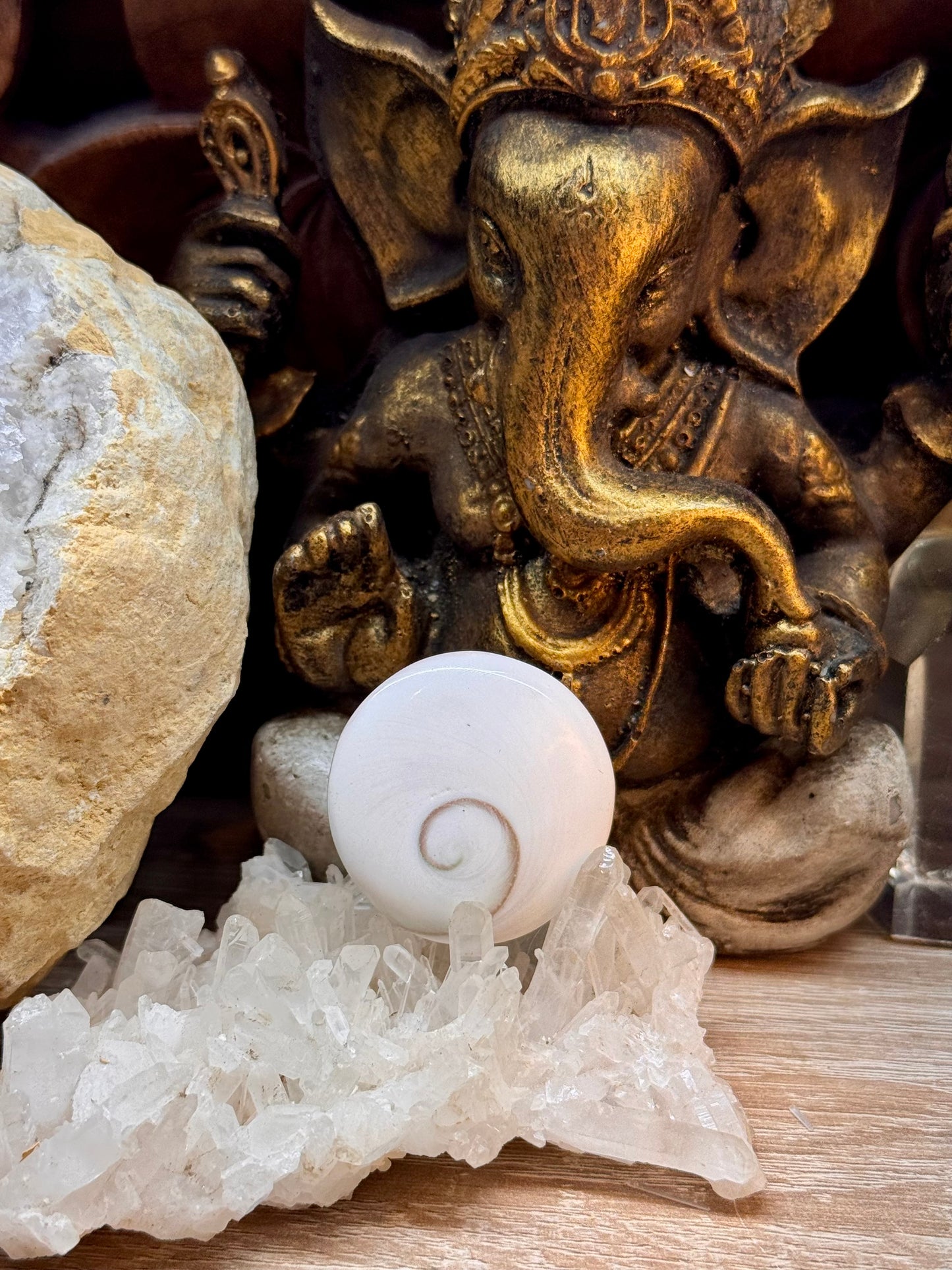 Galet rond Œil de Shiva