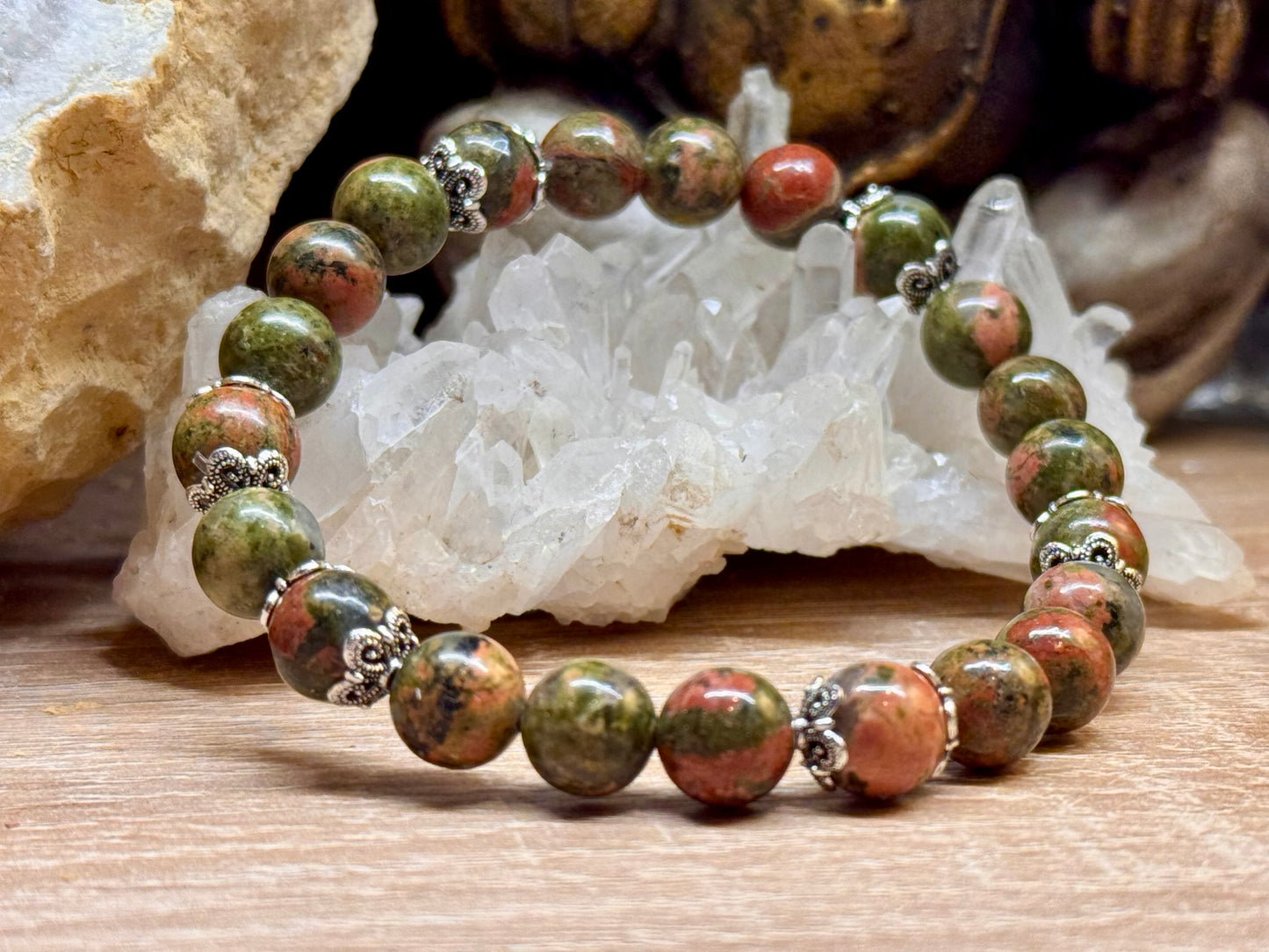 Bracelet Unakite "Équilibre et Calme"