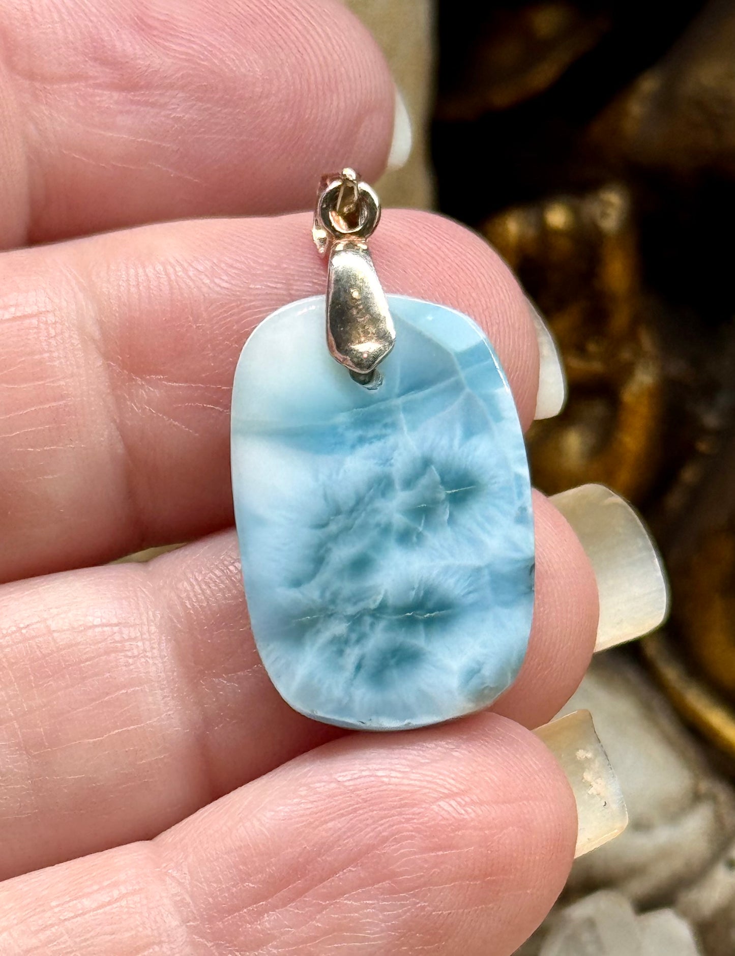 Pendentif de larimar