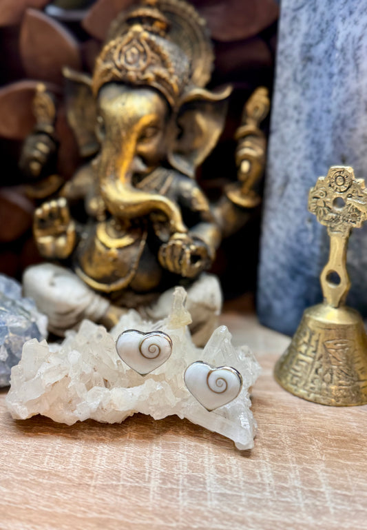Boucles d’oreilles clous cœur