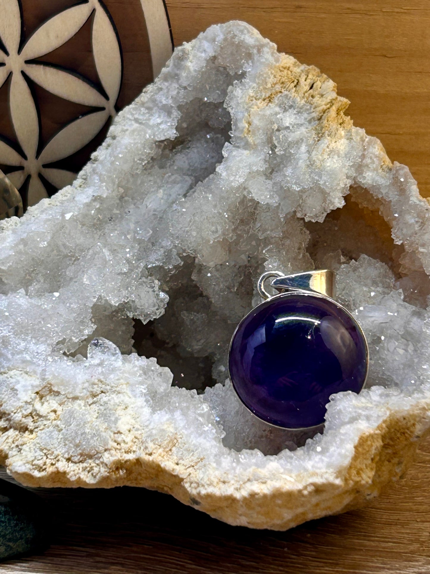 Pendentif en améthyste