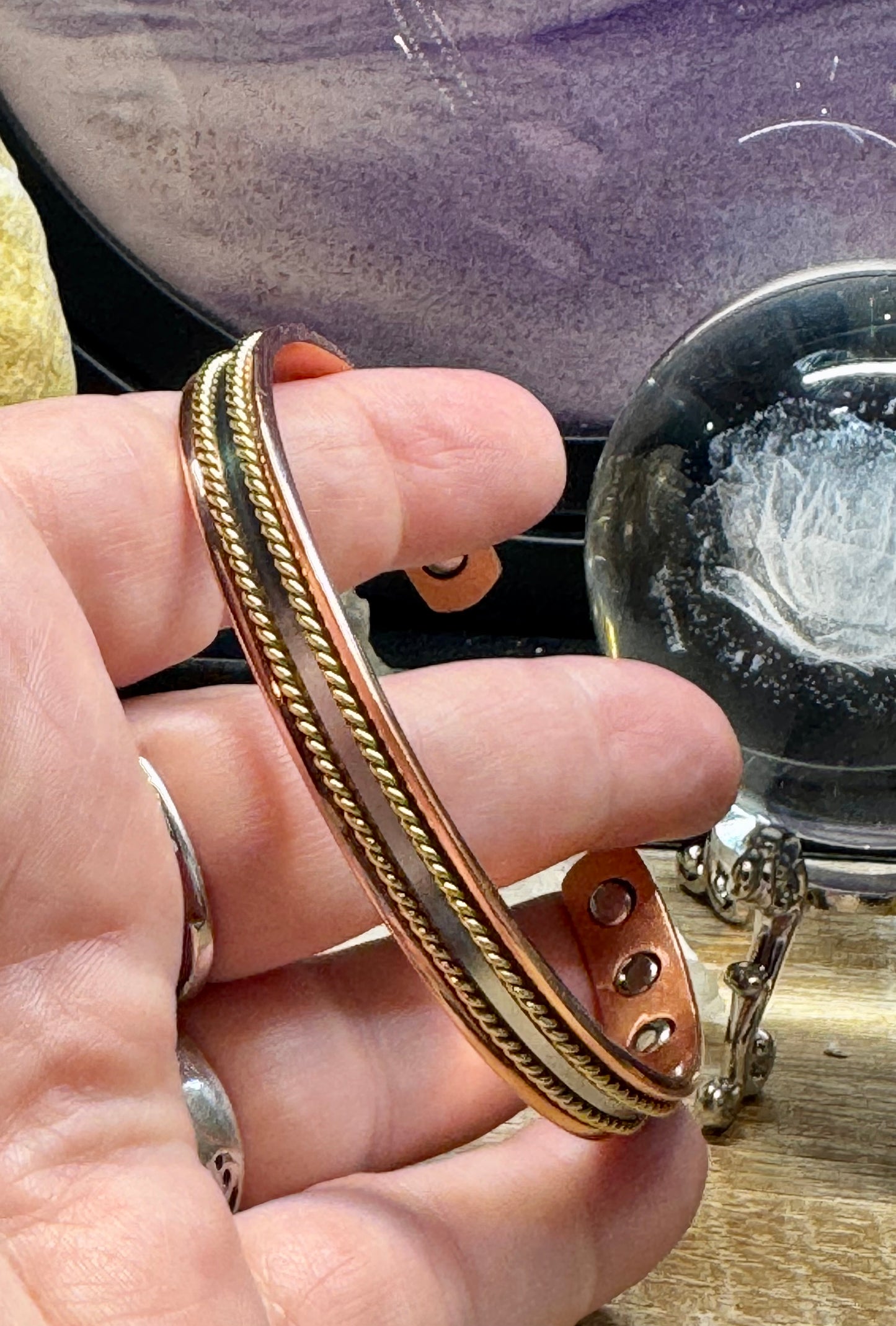 Bracelet magnétique en cuivre 1