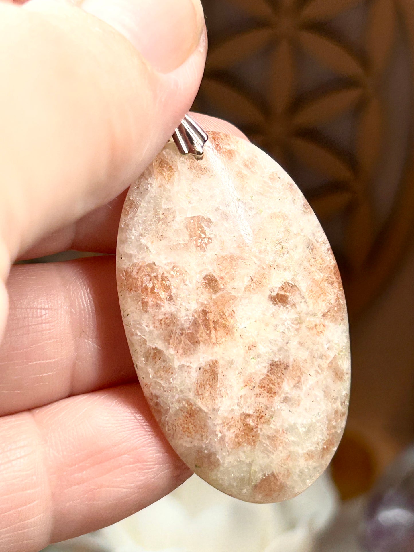 Pendentif de pierre de soleil