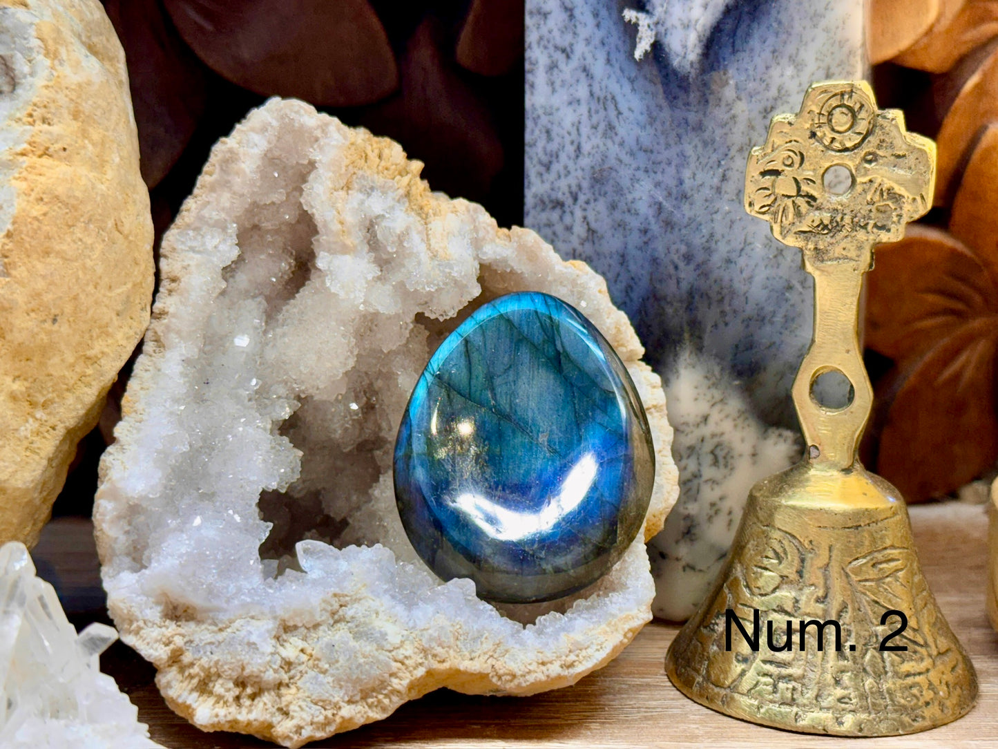 Pierre anti-stress labradorite