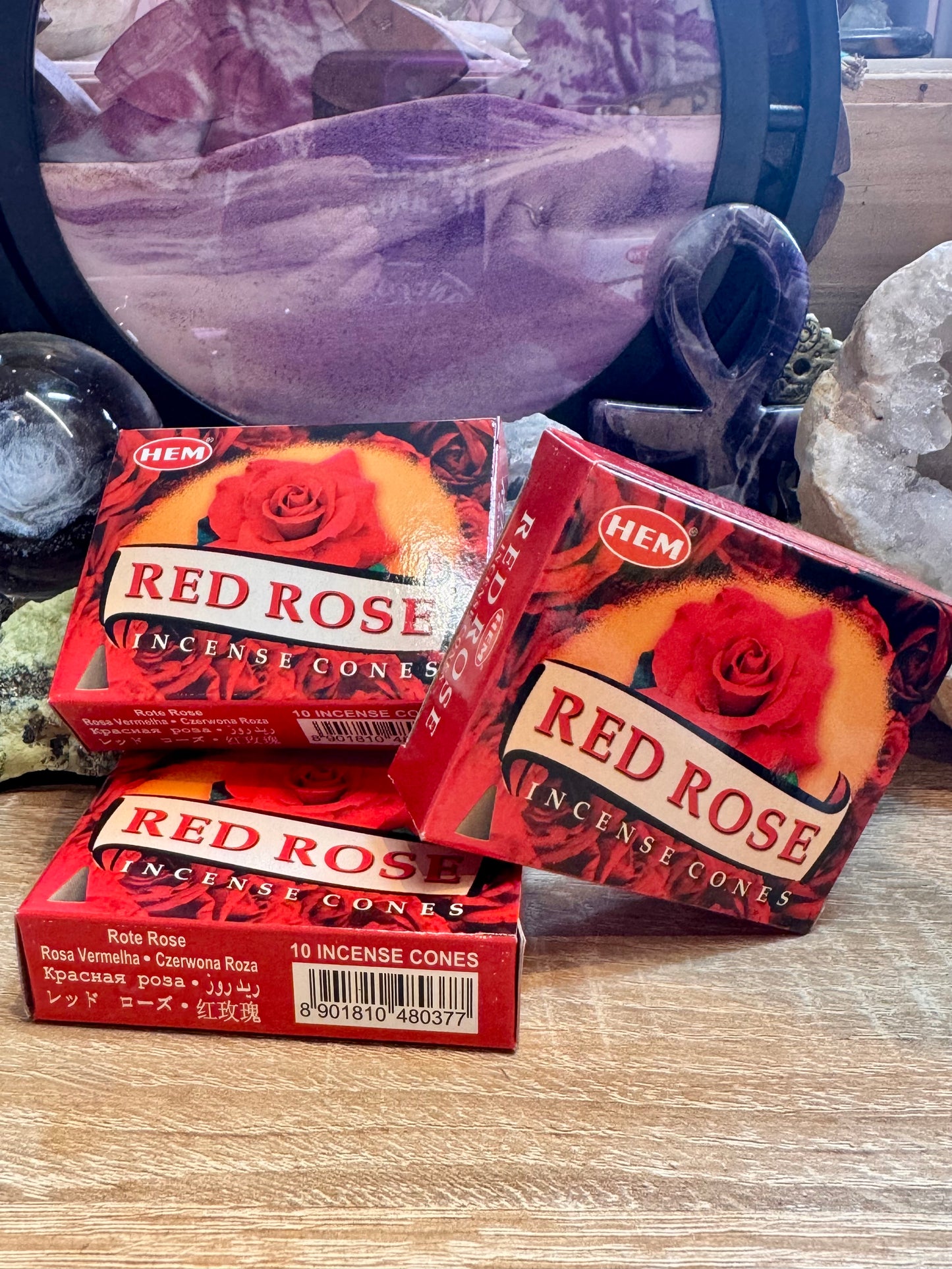 Encens cônes Roses rouges