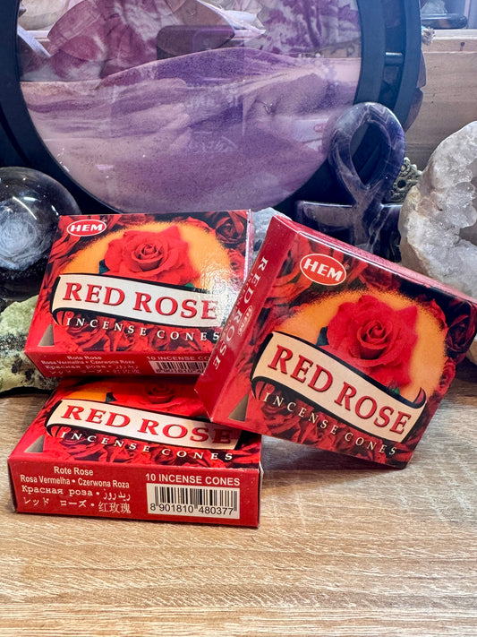 Encens cônes Roses rouges