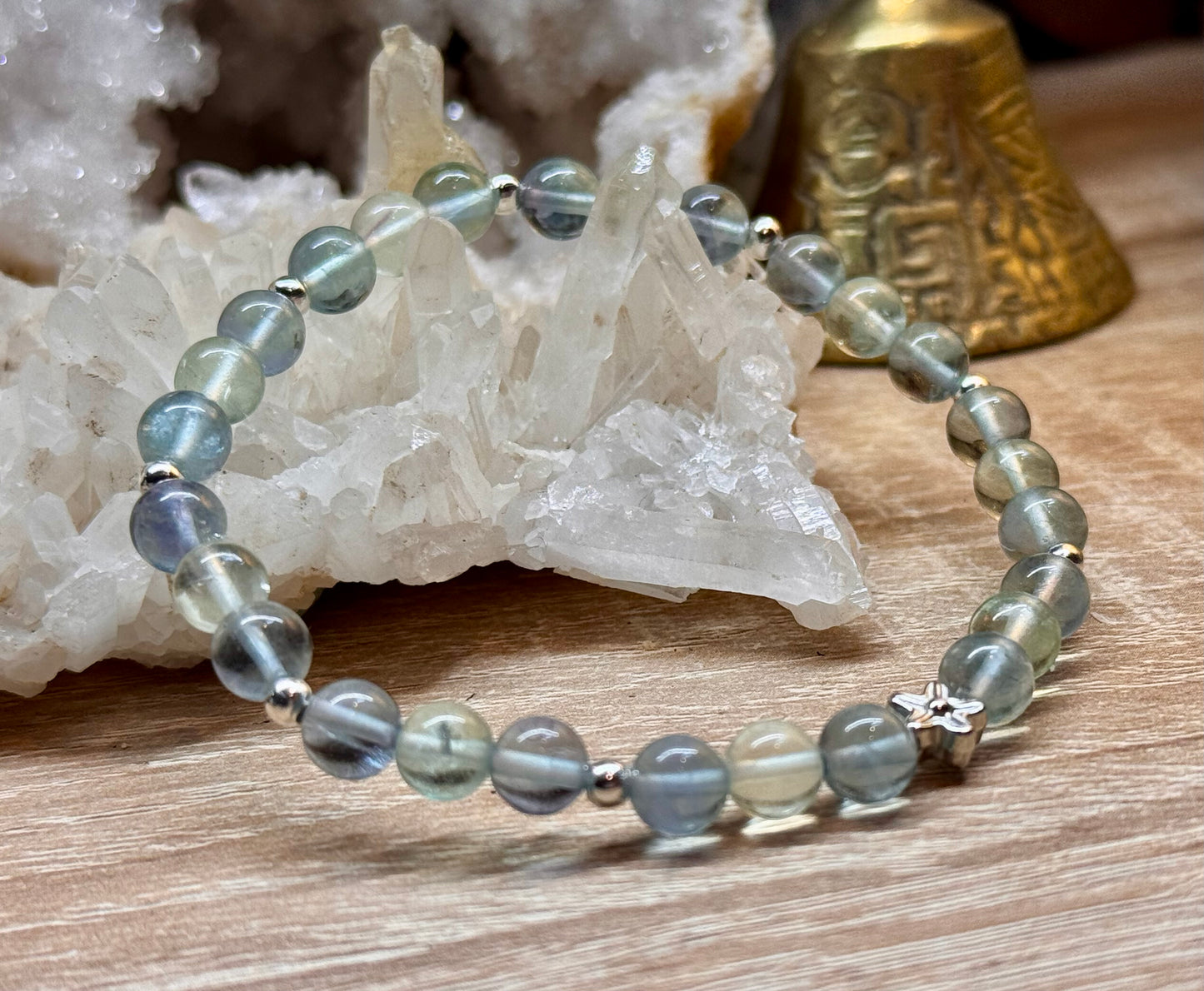 Bracelet de fluorine "Concentration et Liberté"