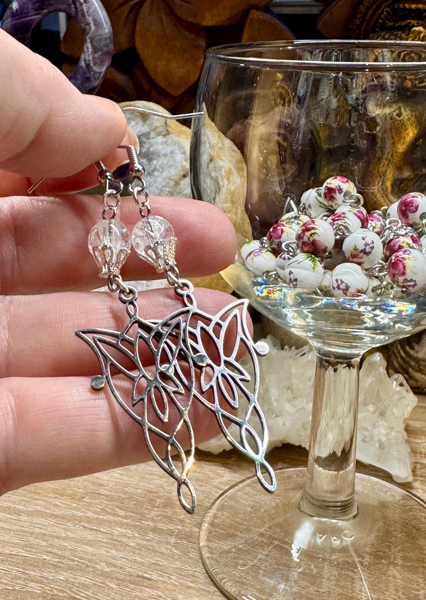 Boucles d’oreilles elfiques