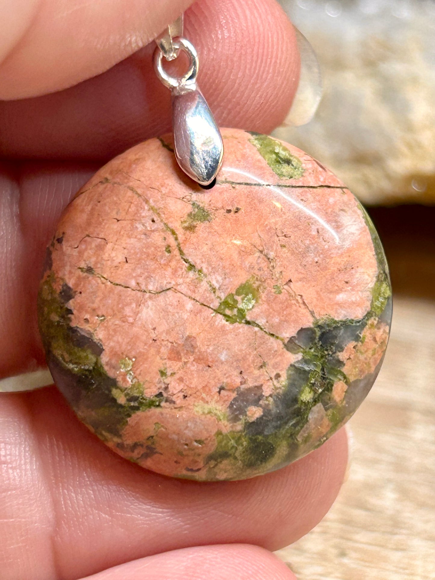 Pendentif d’Unakite 2