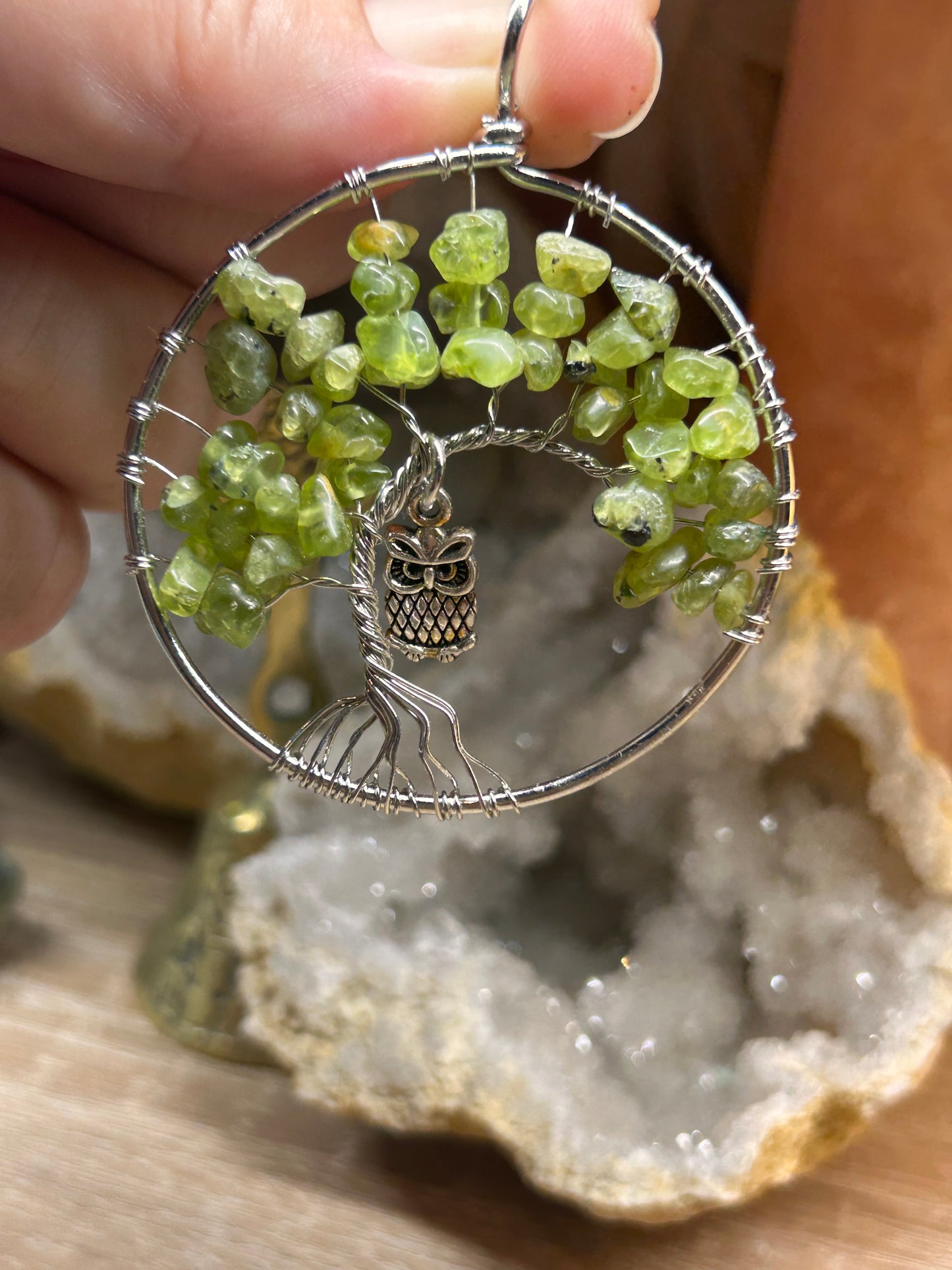 Pendentif en péridot