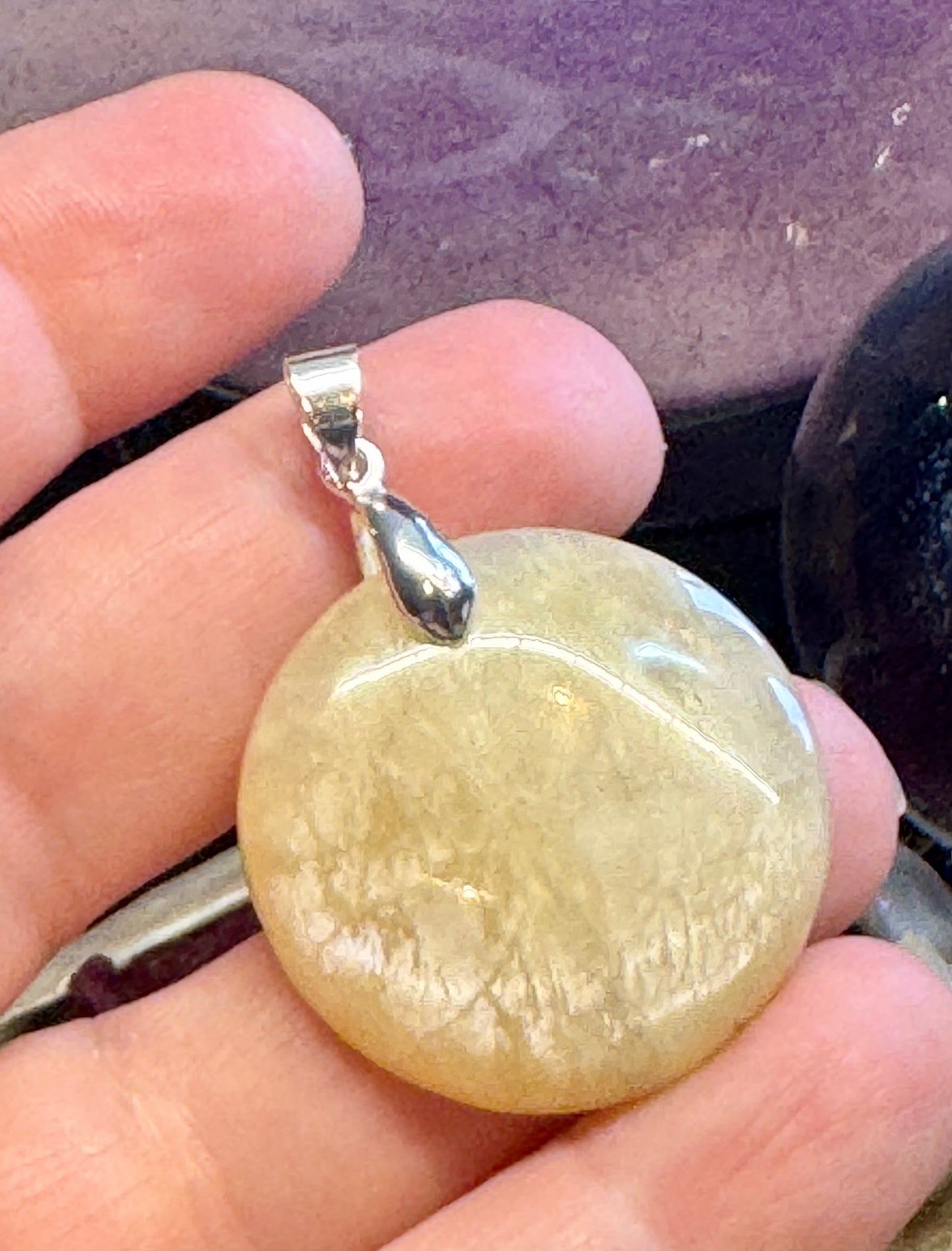 Pendentif de Pierre de Lune