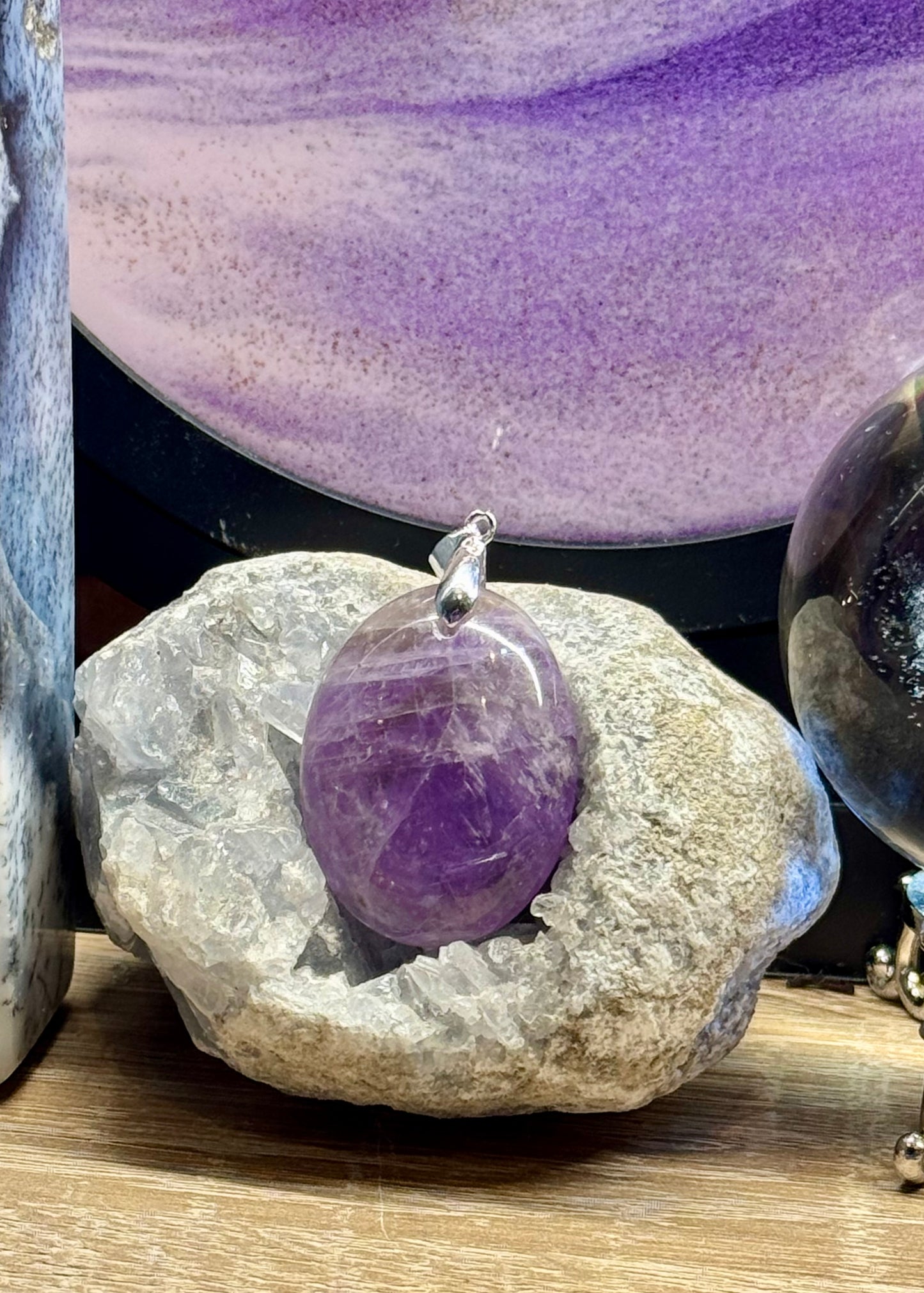 Pendentif en améthyste 2