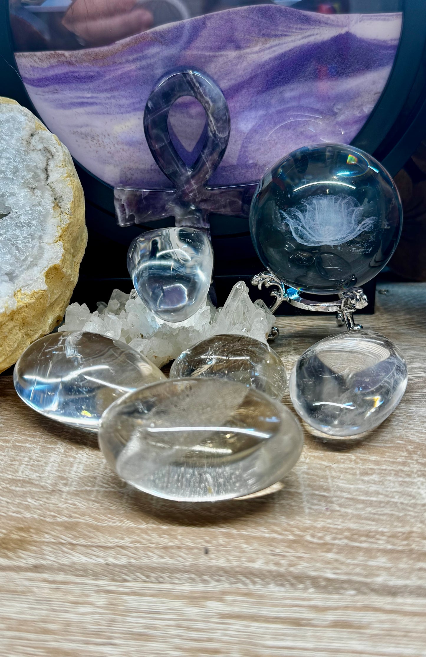 Galets de Quartz Cristal