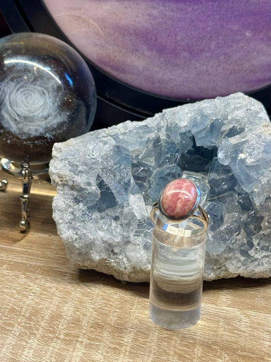 Bague de Rhodochrosite T59