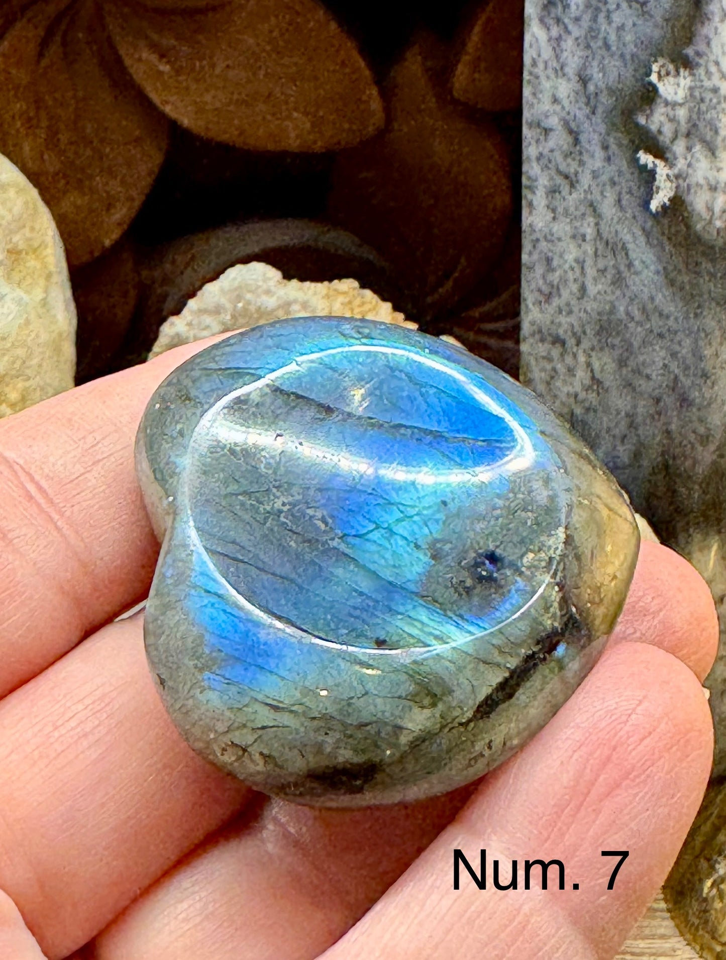 Pierre anti-stress labradorite