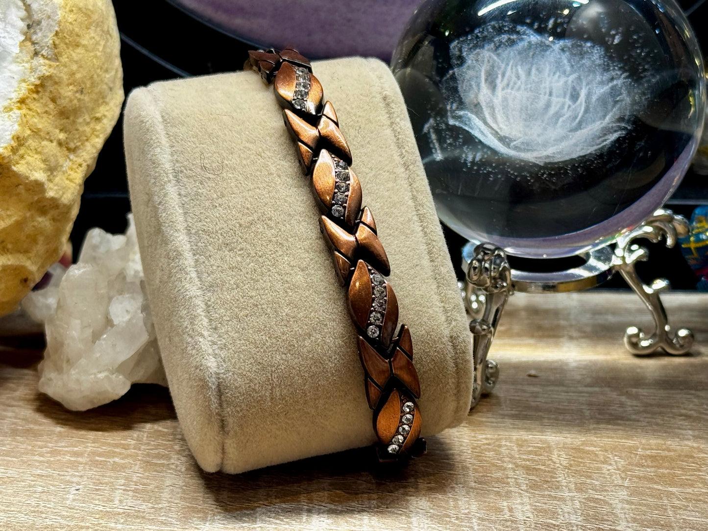 Bracelet magnétique en cuivre