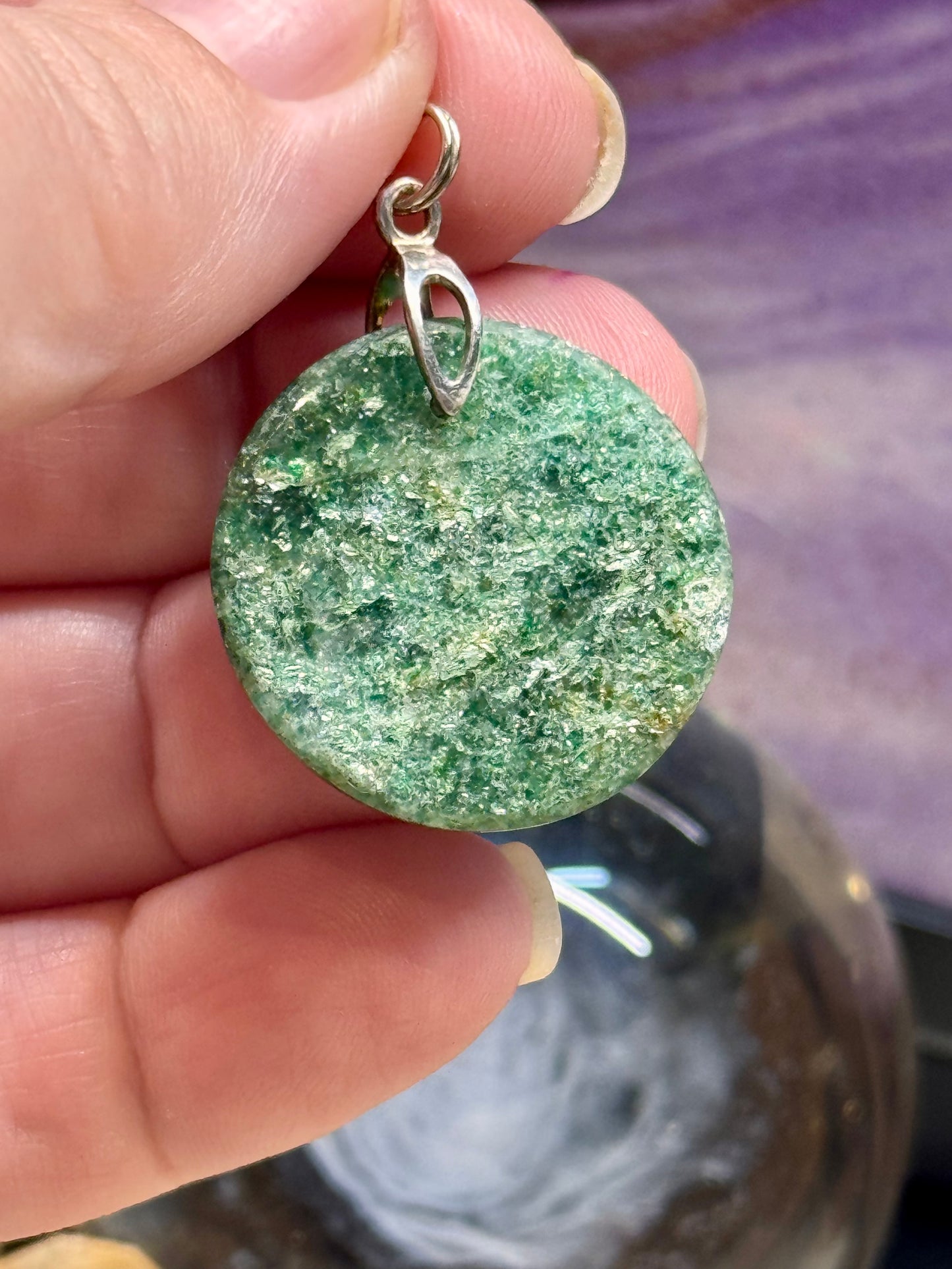 Pendentif d’aventurine verte