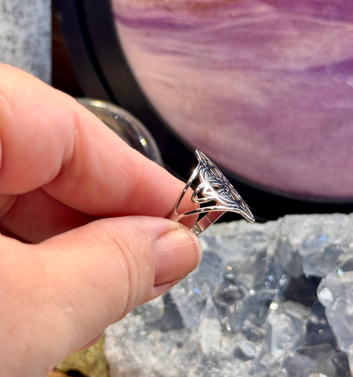 Bague Noeud de sorcière Argent