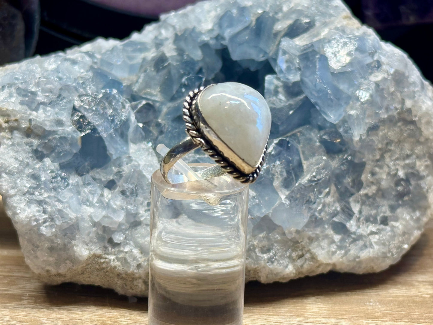 Bague de Pierre de Lune T53