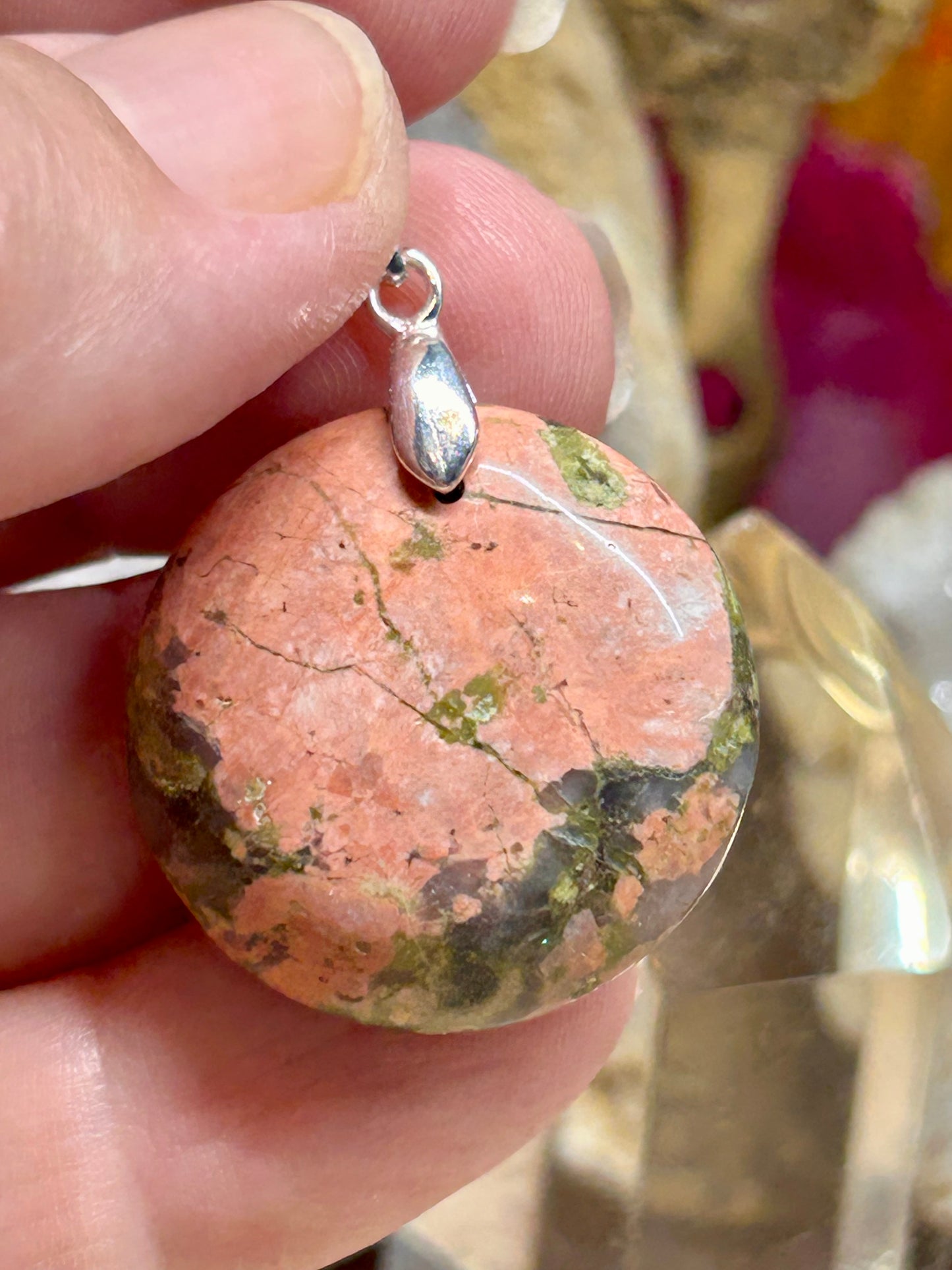 Pendentif d’Unakite 2