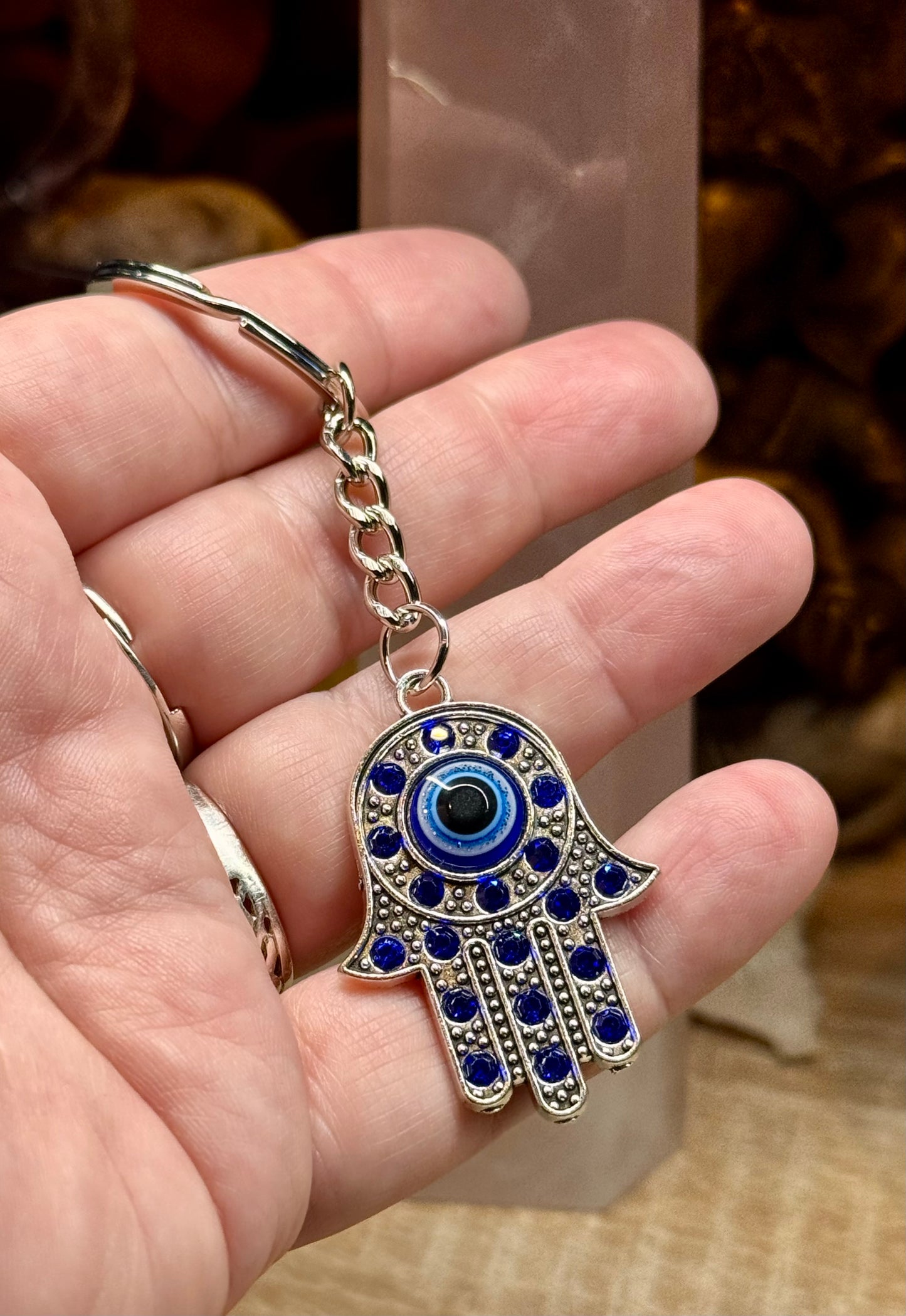Porte clé Œil de Nazar - Main de Fatma