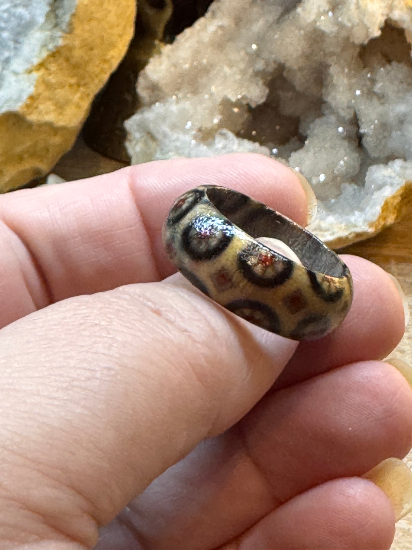 Bague fantaisie en bois