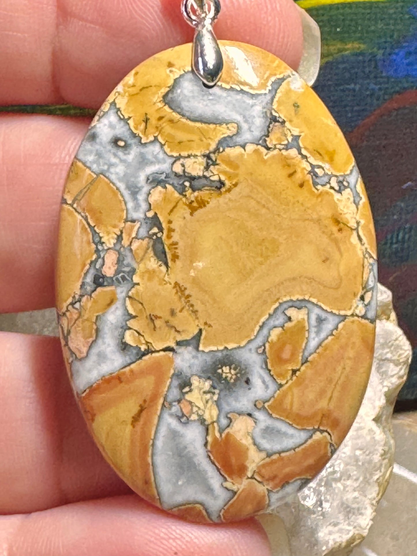 Pendentif de jaspe Maligano