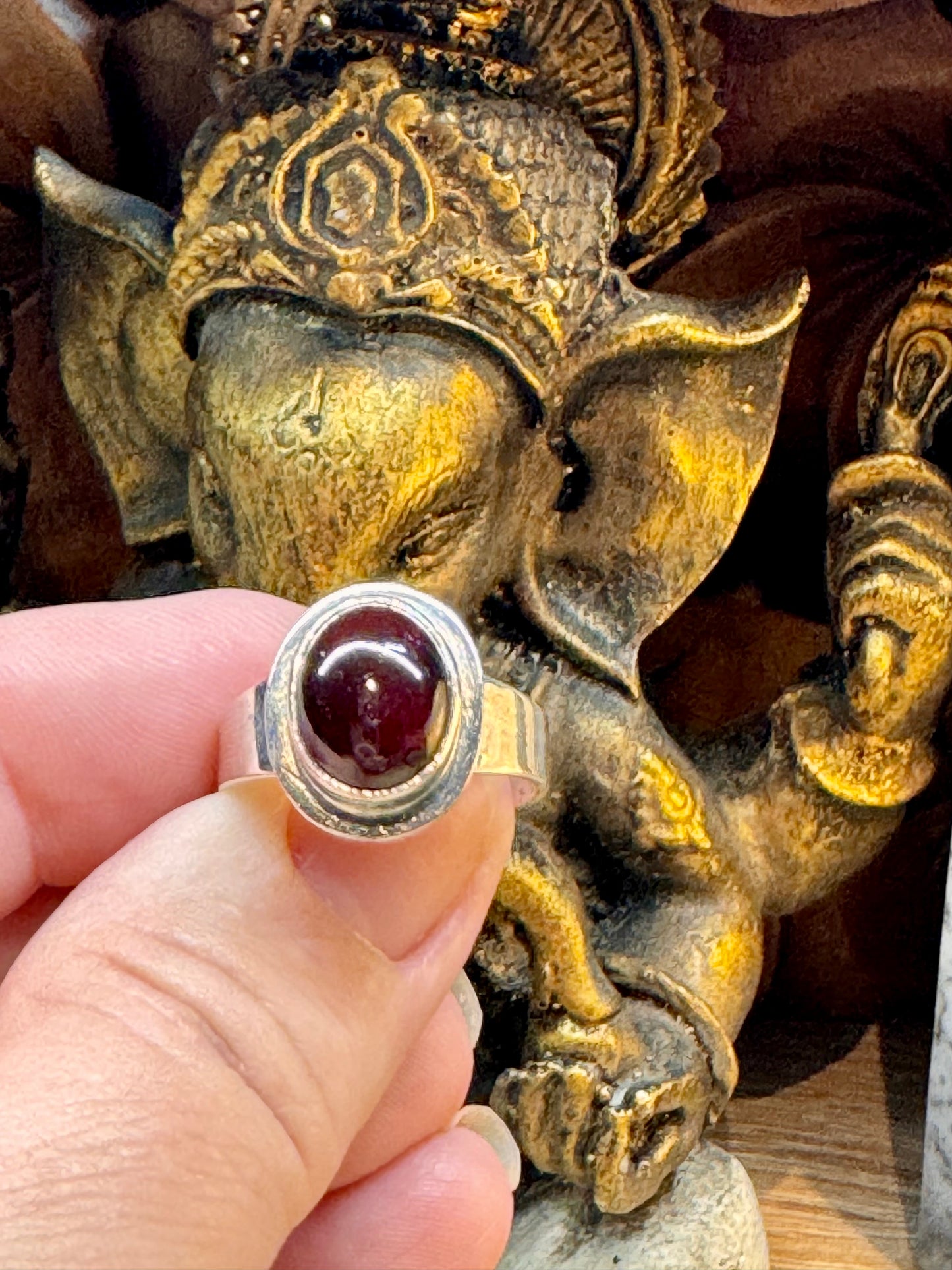 Bague Grenat T56