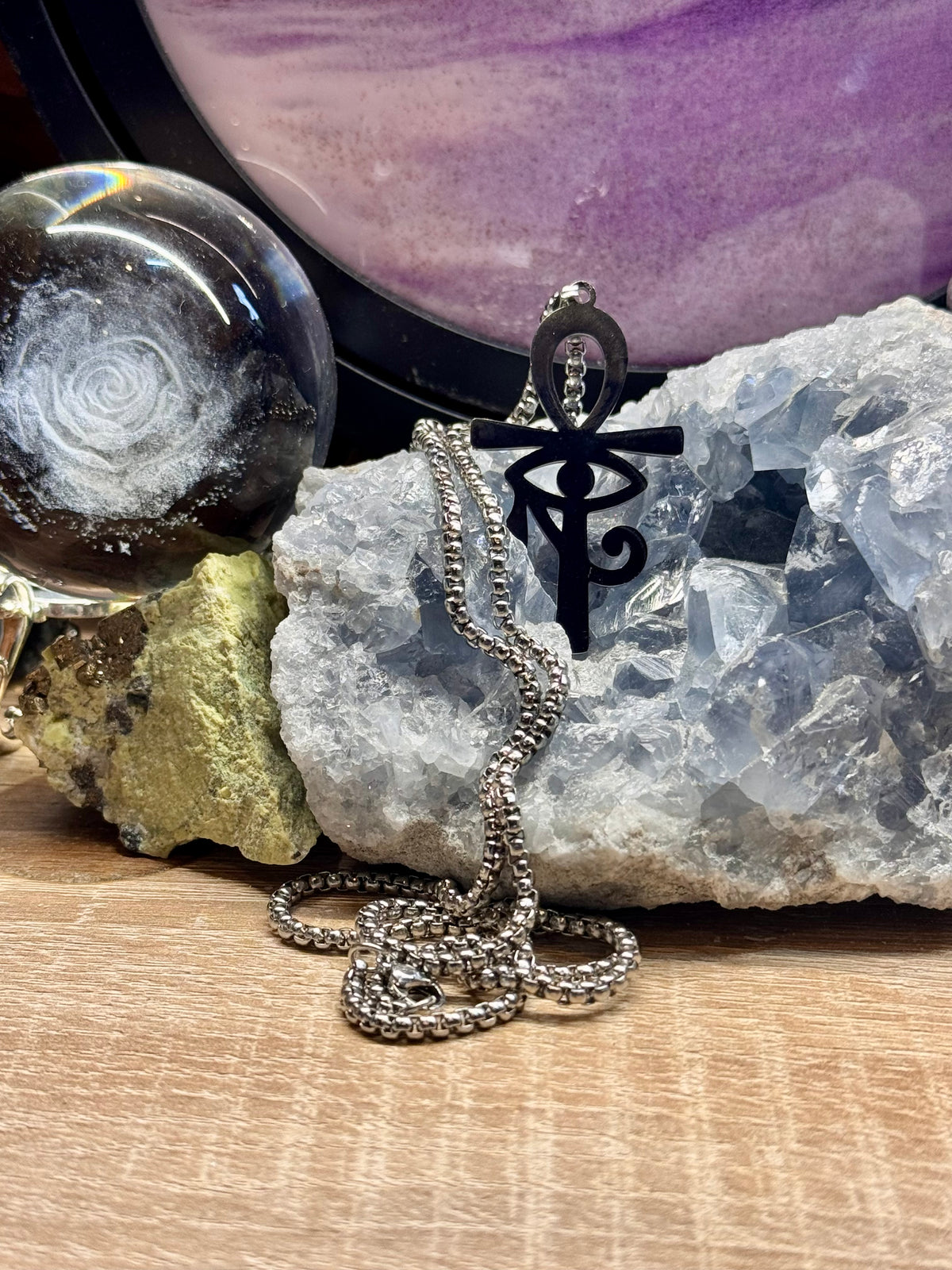 Collier Croix de Ânkh et Oeil d’Horus