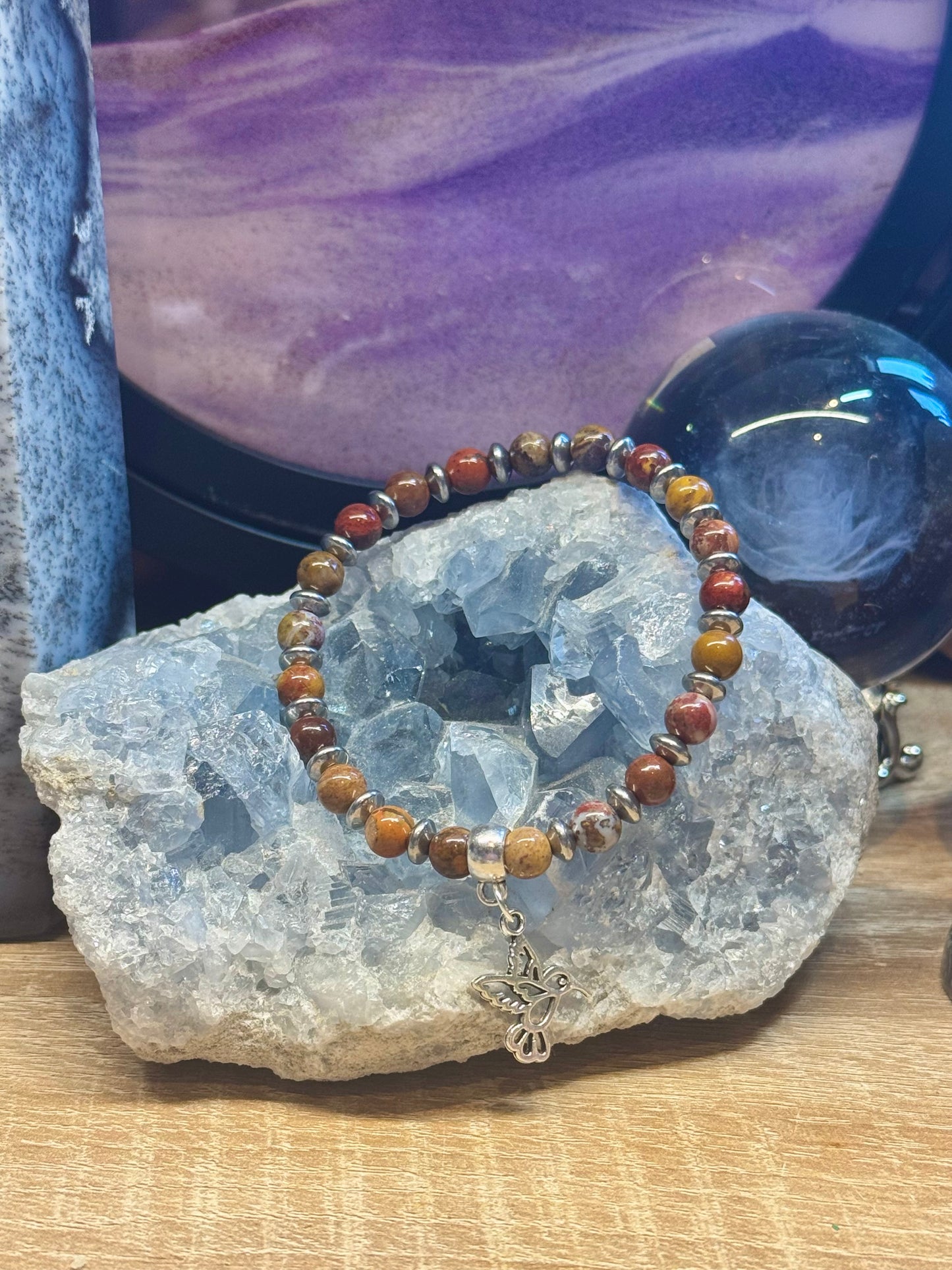 Bracelet "sel-control, sérénité et patience"