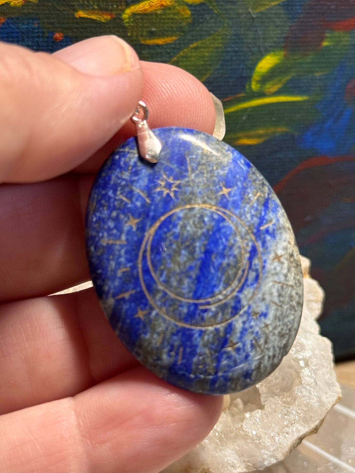 Pendentif de lapis-lazuli